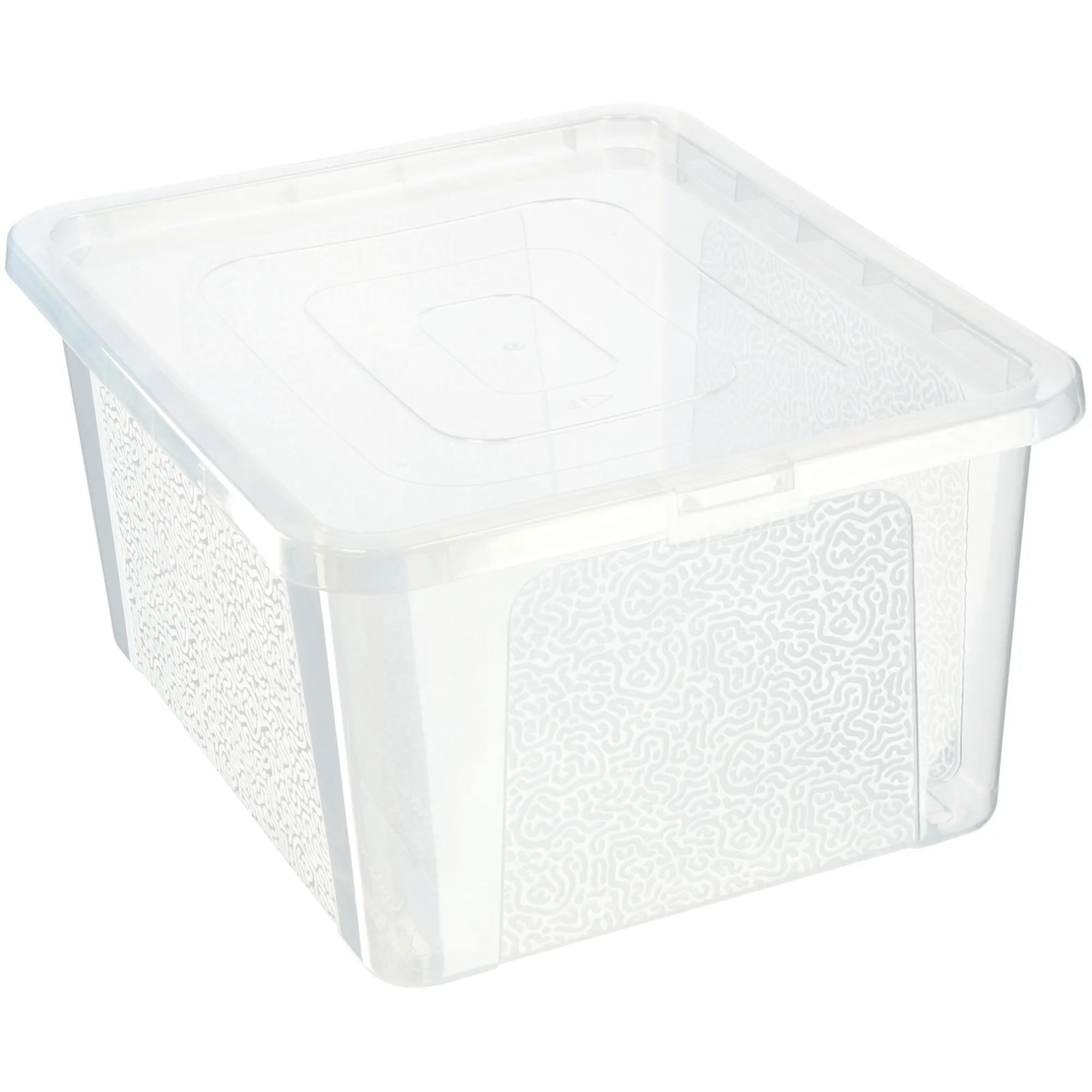 Dozza 20 litrų laikymo konteineris su dangčiu, bespalvis