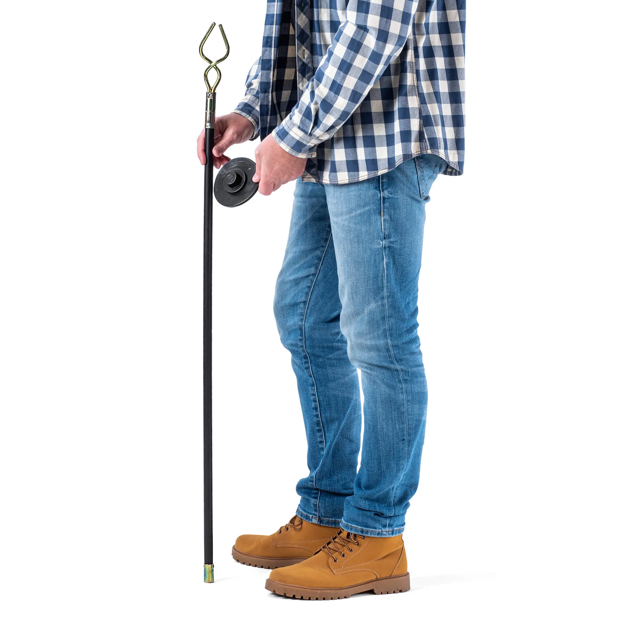 10 Riglon kanalizacijos atkimšimo strypų rinkinys, 9 m, juodi