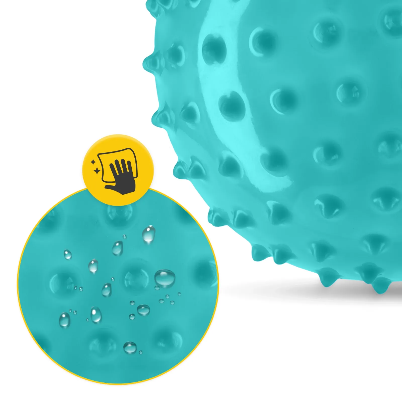 Reabilitacijos kamuolys su dygliais