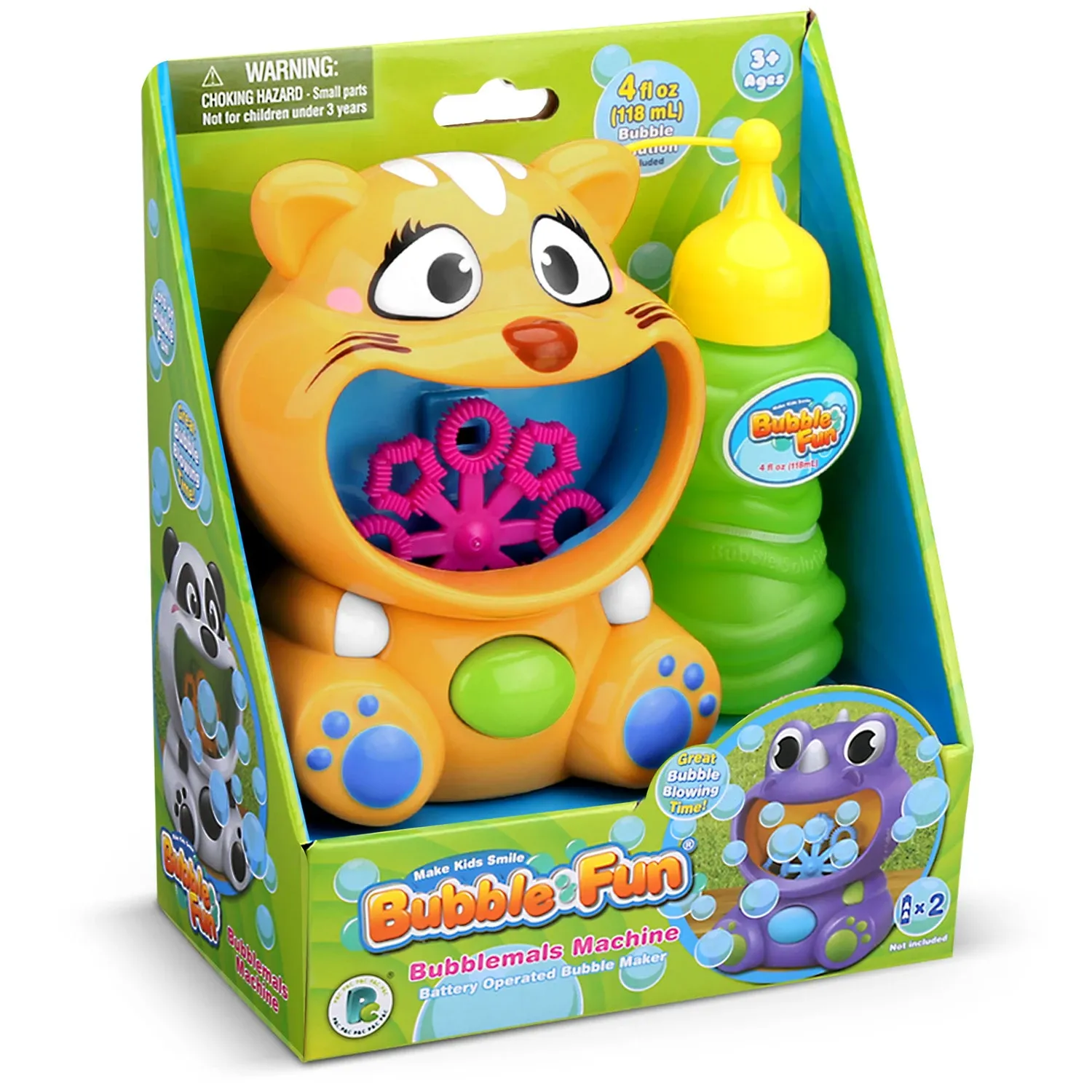 Ricokids RK-900 geltonų kačiukų burbulų aparatas - nuotrauka 1