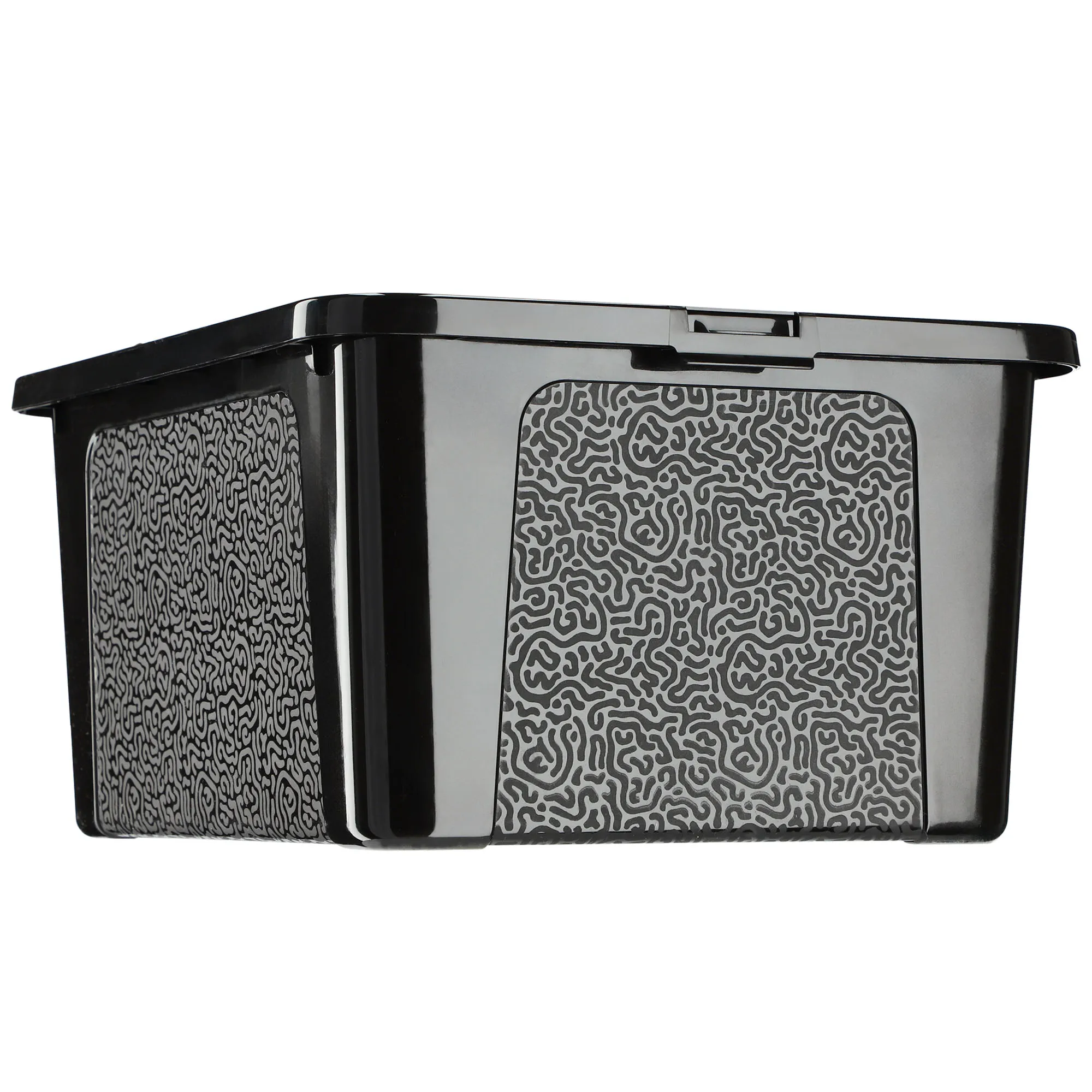 Dozza 20 l juodas laikymo konteineris su dangčiu