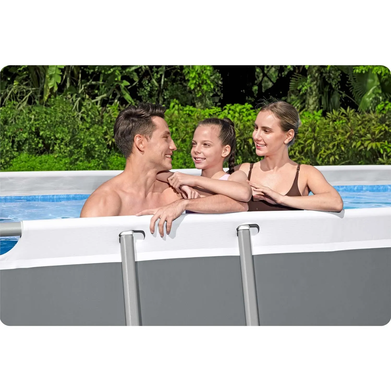 Karkasinis sodo baseinas 549 x 274 x 122 cm, 17 viename, „Bestway 56465“ - nuotrauka 1