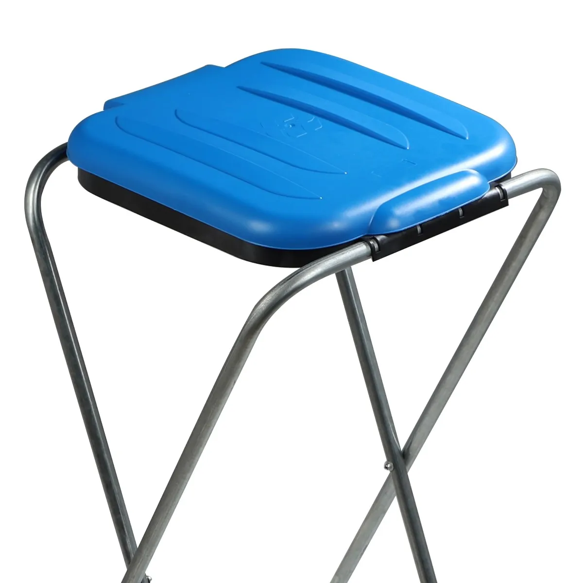 Bakel vienkartinių atliekų rūšiavimo maišų stovas, mėlynas