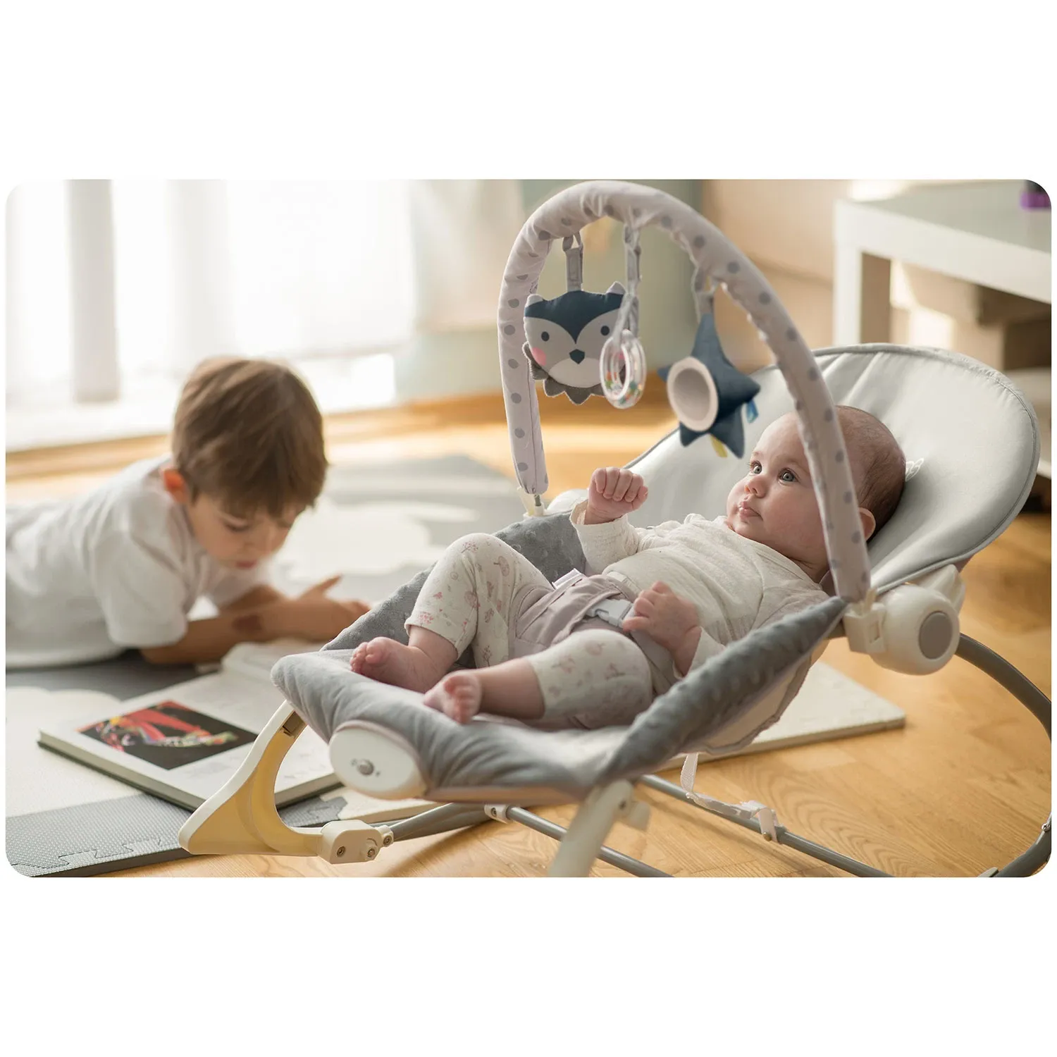 Ricokids supamoji lovelė su vibracija - viržių spalvos - nuotrauka 1