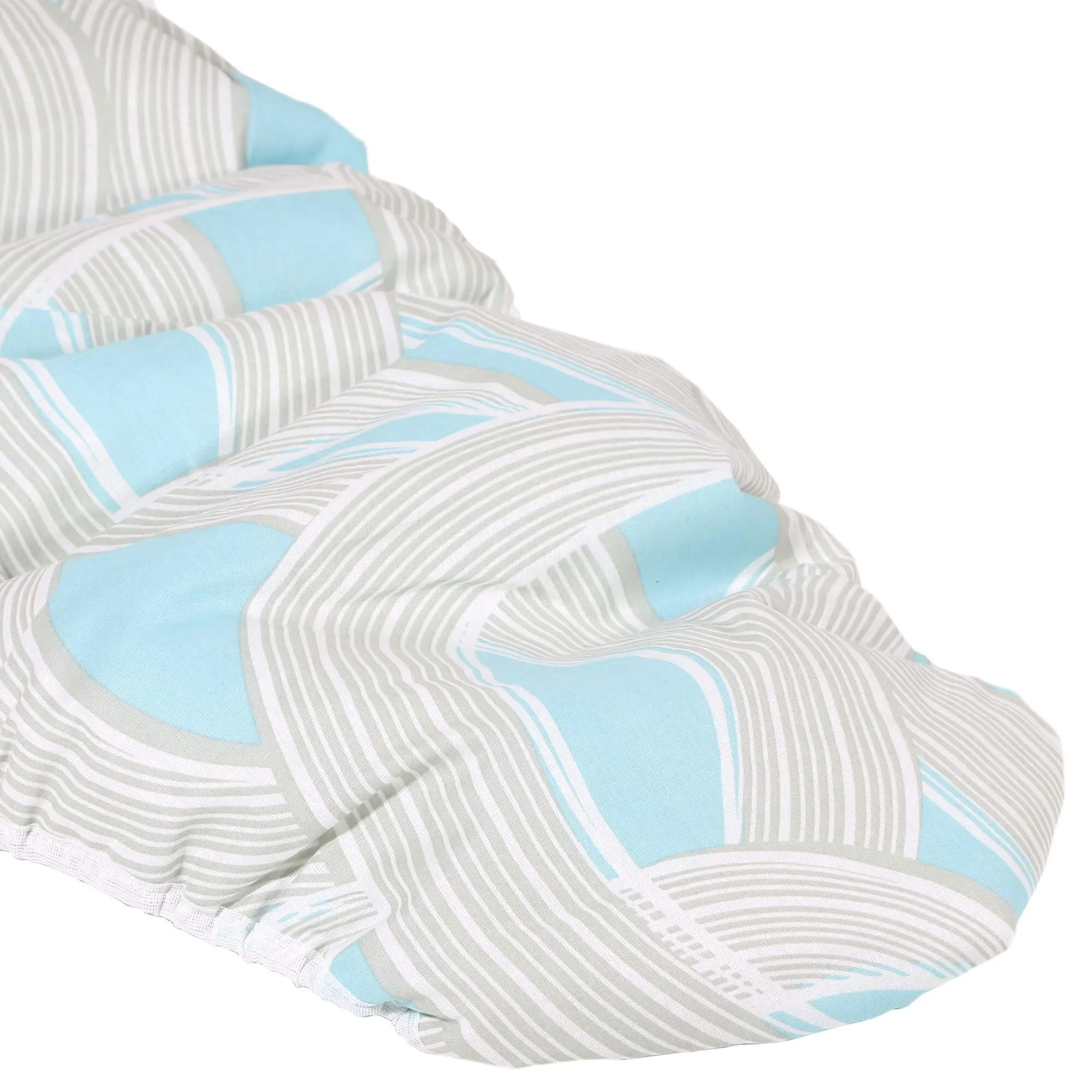 Etoto lyginimo lentos užvalkalas 110x34cm, tamprus, pilkos linijos