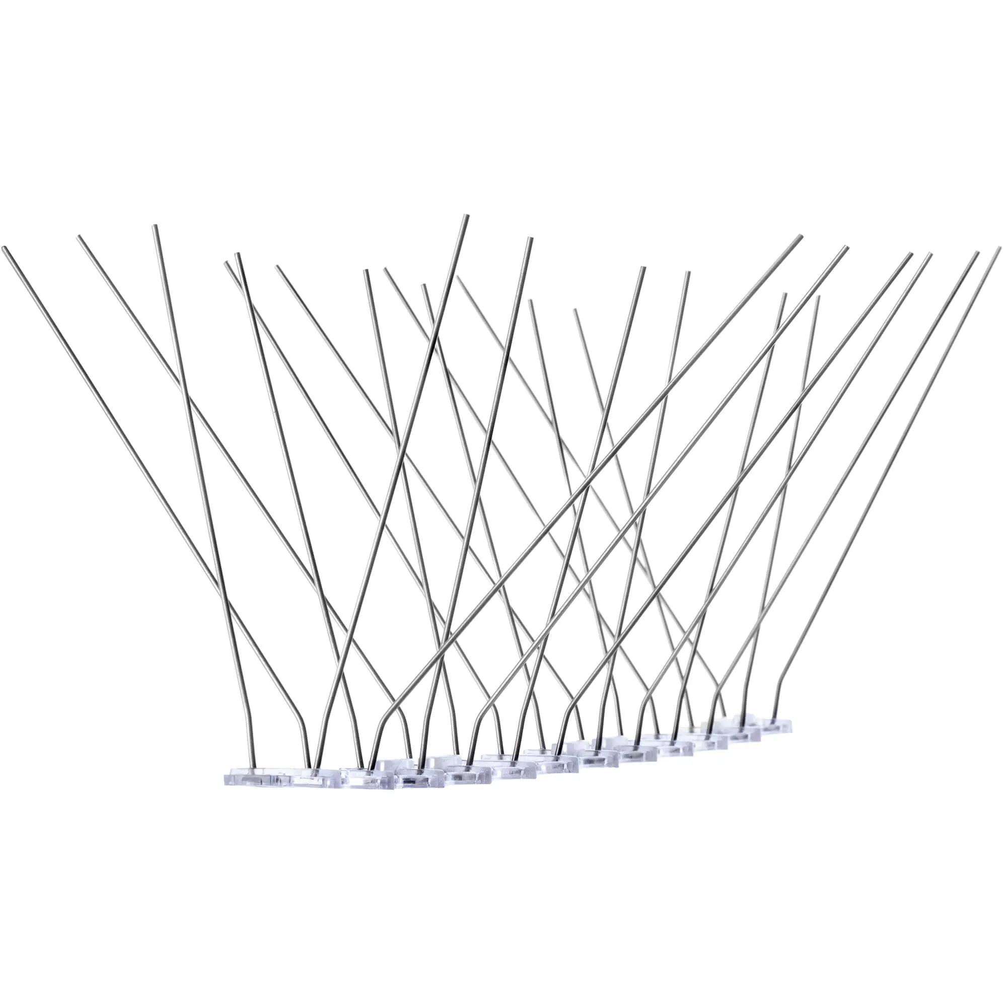 Nerūdijančio plieno paukščių smaigai 33 x 17 cm, 9 vnt.