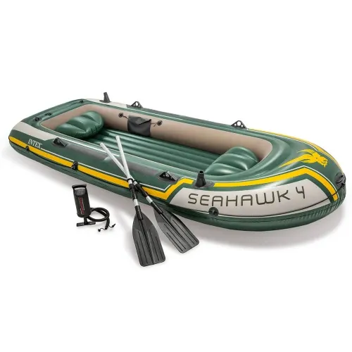 Pripučiama valtis „Seahawk 4“ komplektas, 351 x 145 x 48 cm, INTEX 68351 - nuotrauka 1