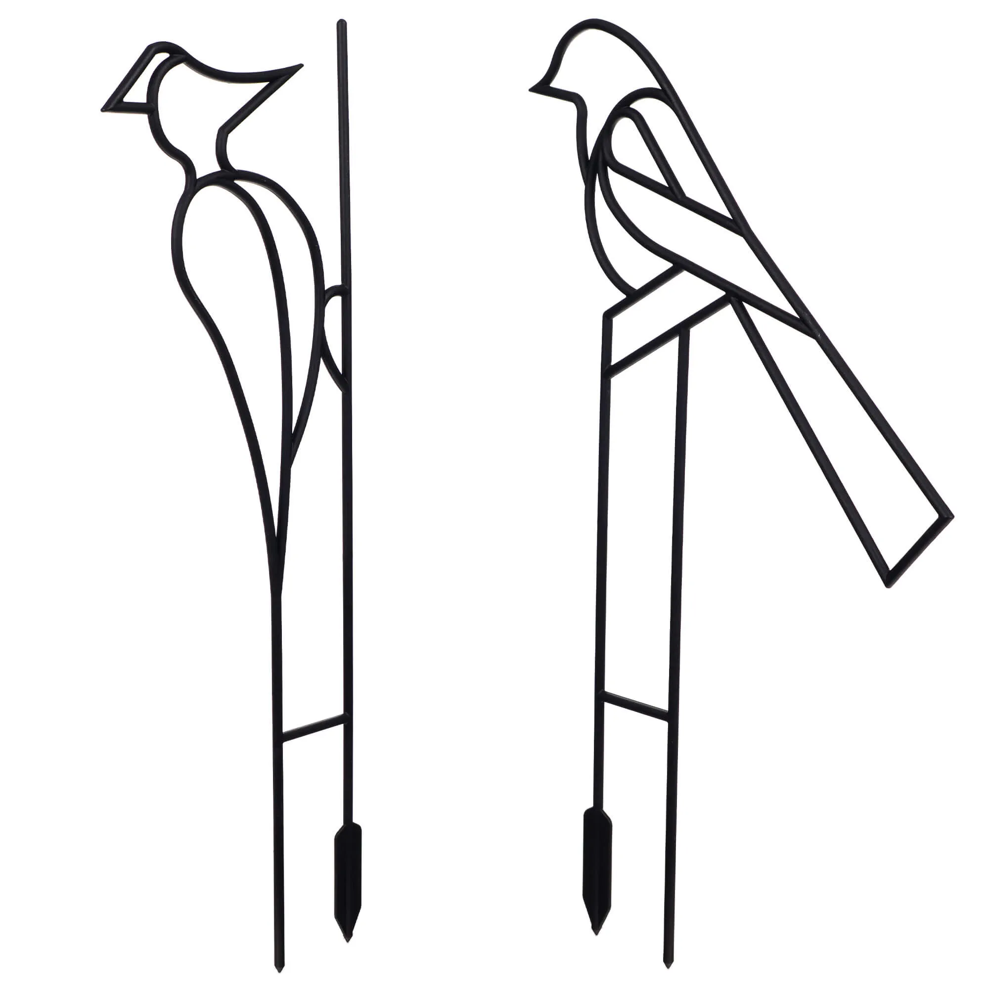 Cerreto paukščių augalų atramos 43 cm juodos