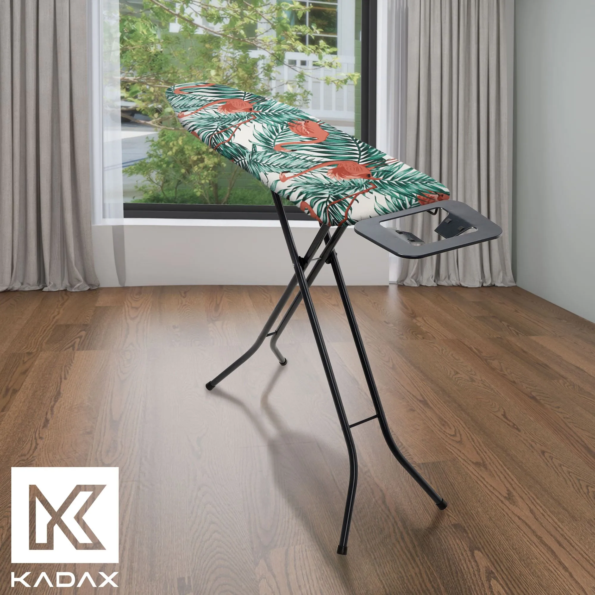 „Tena Flamingos“ lyginimo lentos užvalkalas, tamprus, 132 x 48 cm