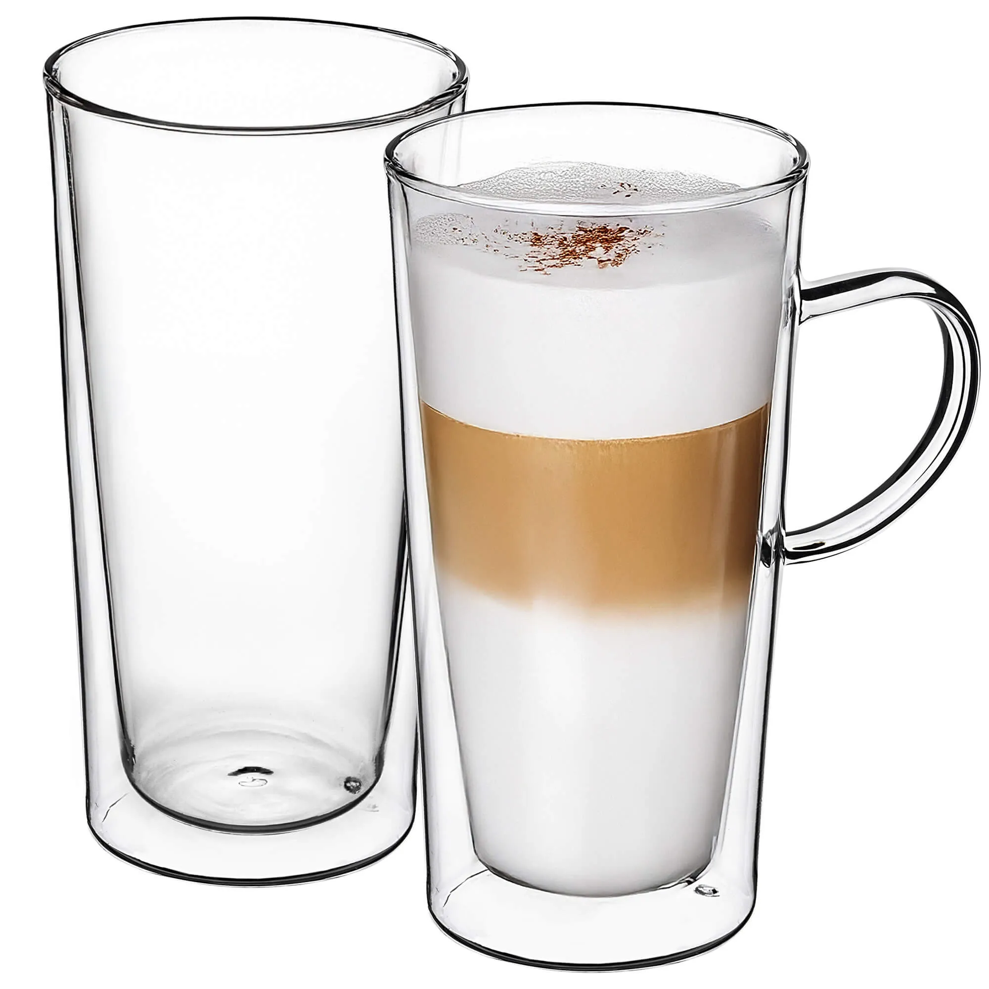 Termosinės stiklinės lattei ir gėrimams Haga 470 ml 2 vnt.