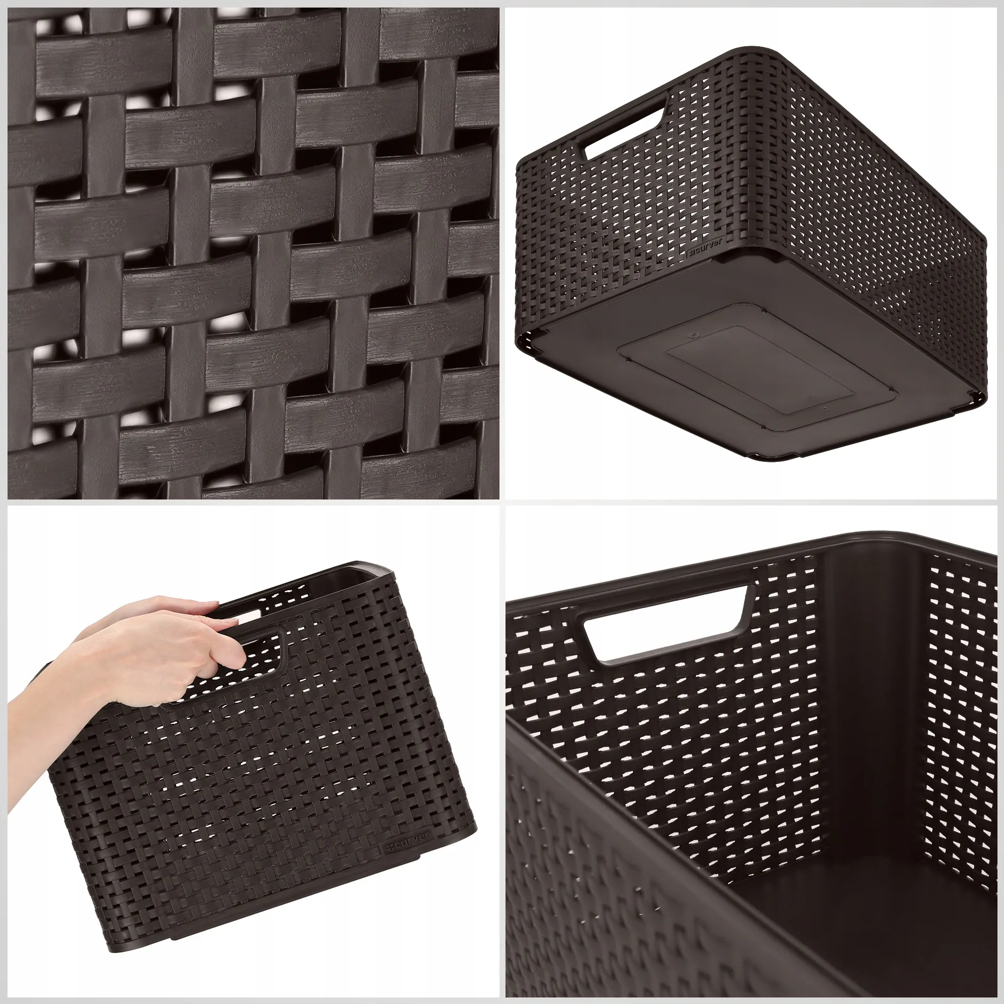 „Curver Style“ 30 litrų sandėliavimo konteineris, rudas