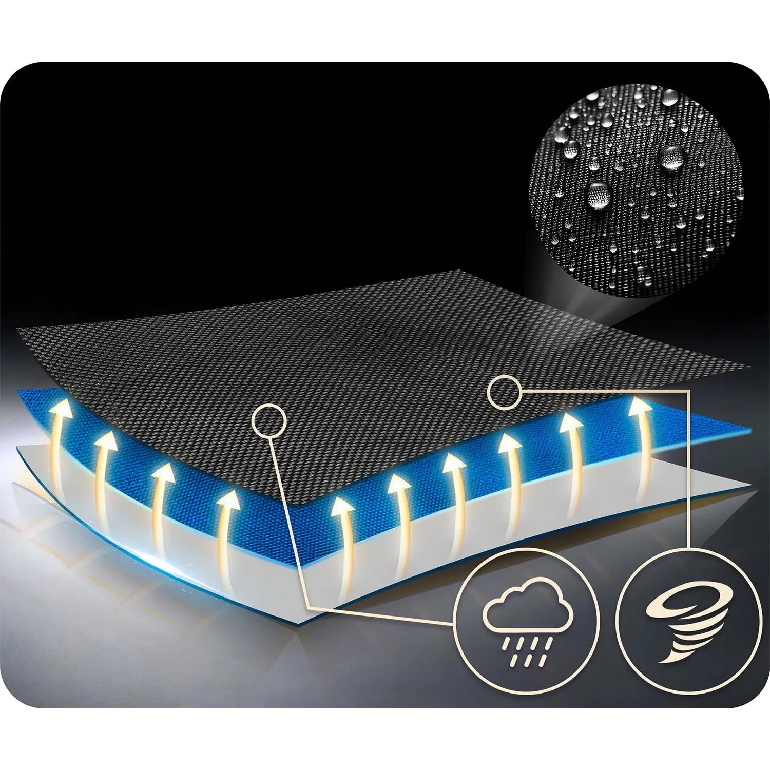 „Neo-Sport Swingo“ stačiakampės „Crown Nest“ sūpynės, 110 x 70 cm - nuotrauka 1