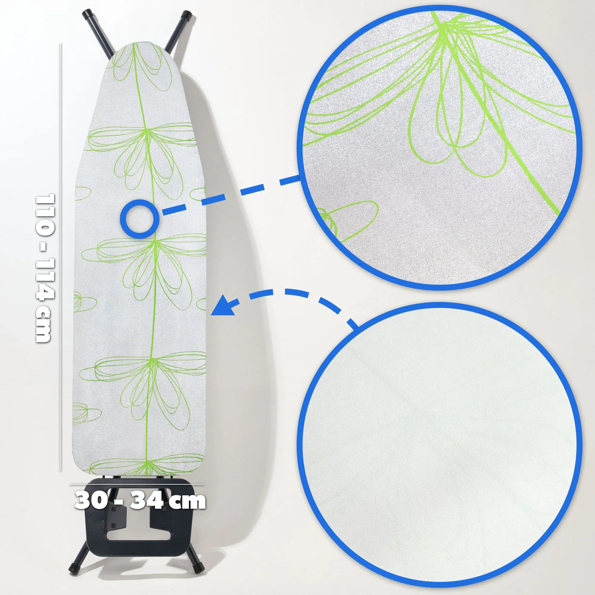 Cano lyginimo lentos užvalkalas, 110×30 cm, tamprus gėlių pagrindas