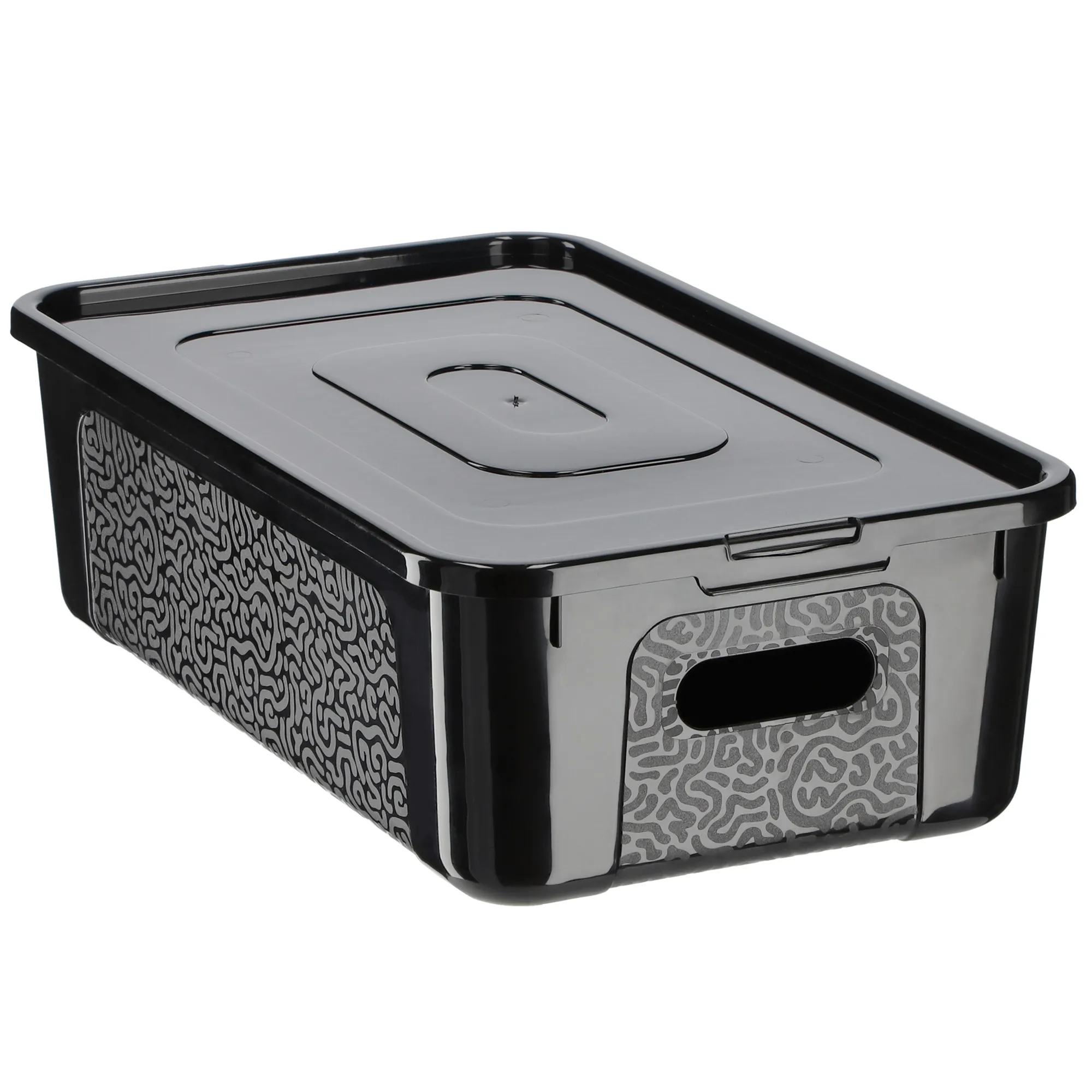 Dozza 5 l juodas laikymo konteineris su dangčiu