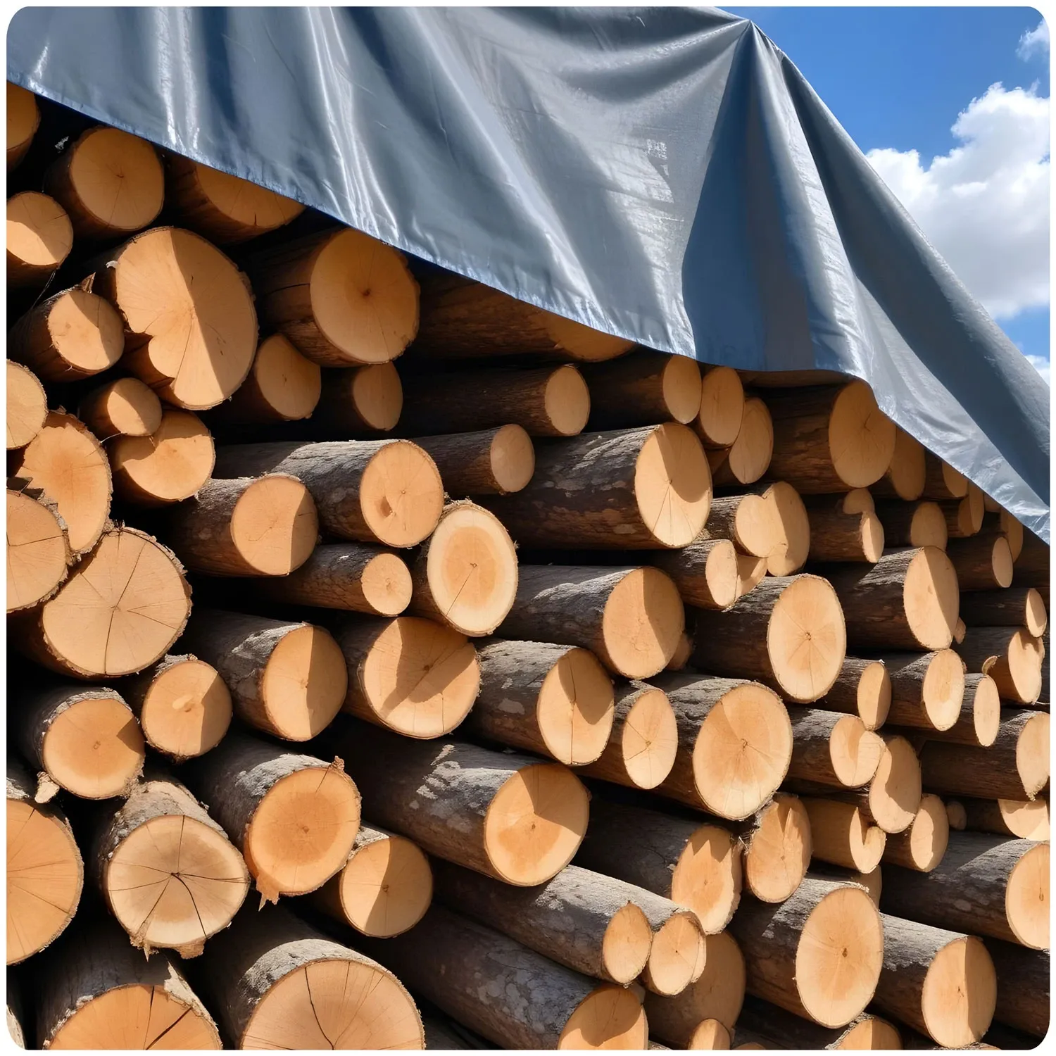 Brezentas 300 x 200 cm 120 g/m2 Plonos PL-500 - nuotrauka 1