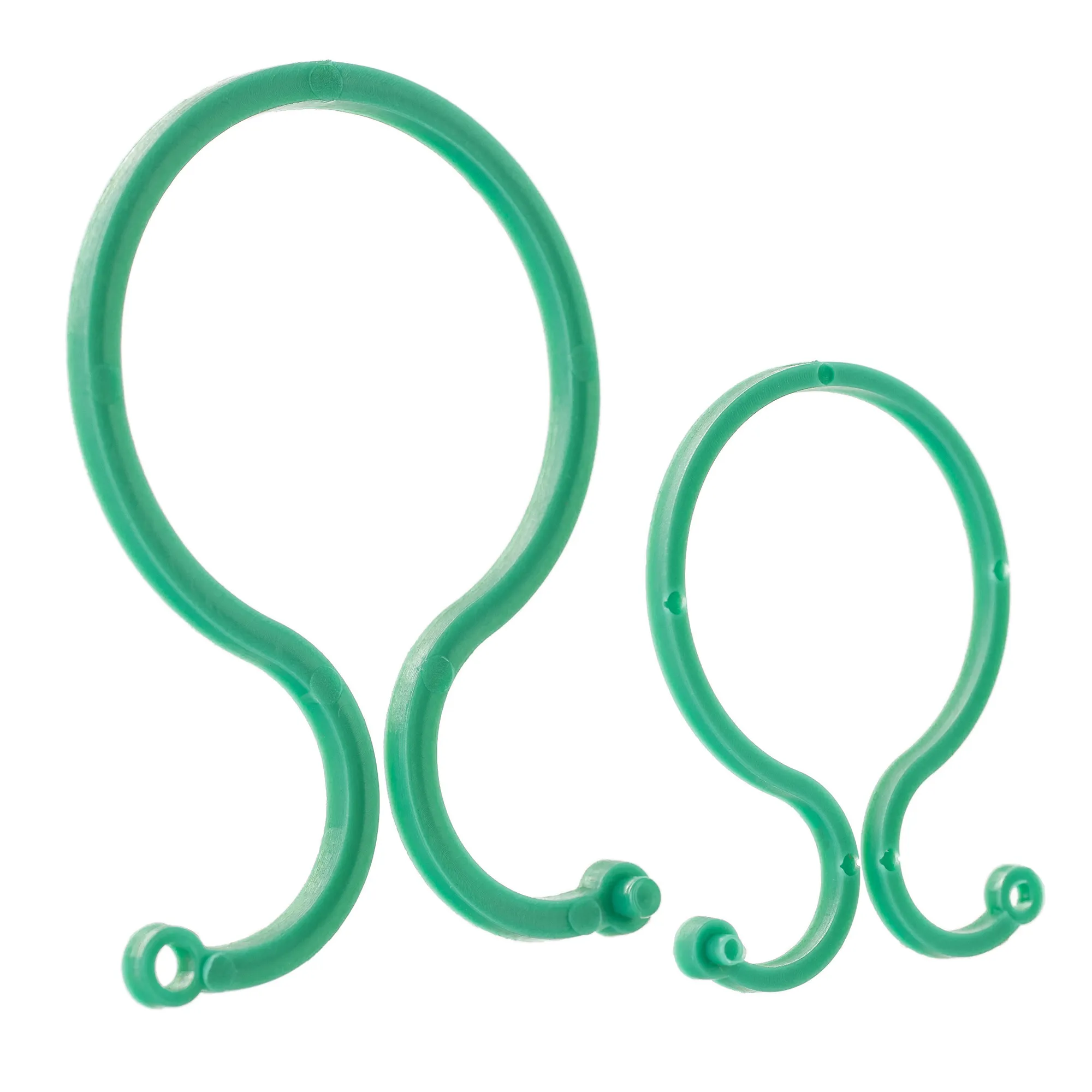 Vionati augalų segtukai žali, 40 vnt., 2 dydžiai