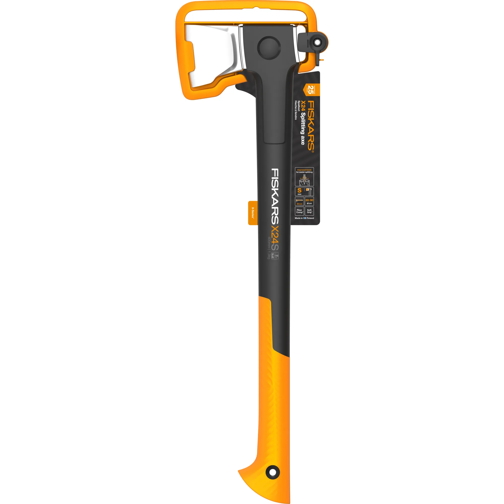 Fiskars 1069105 X serijos skaldymo kirvis X24, S ašmenimis
