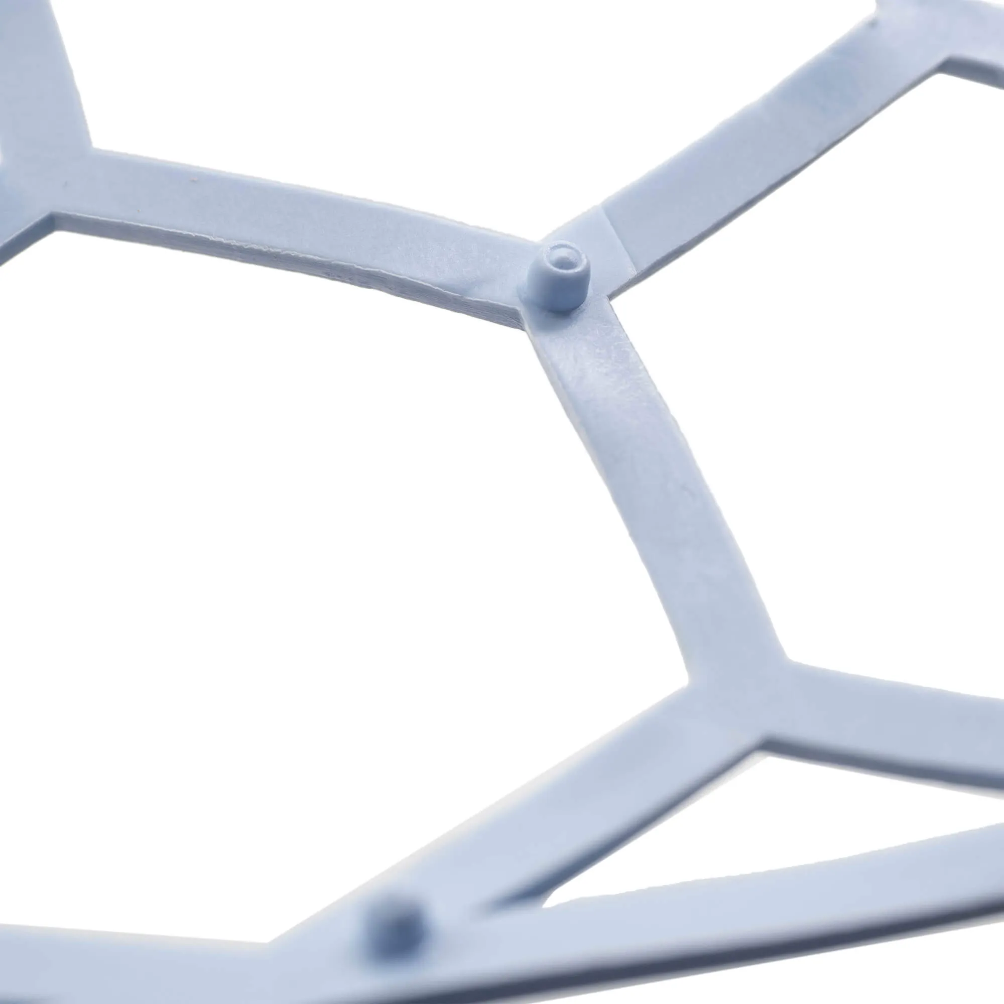 Ruoti guminis kriauklės įdėklas, šešiakampis, spalvų mišinys