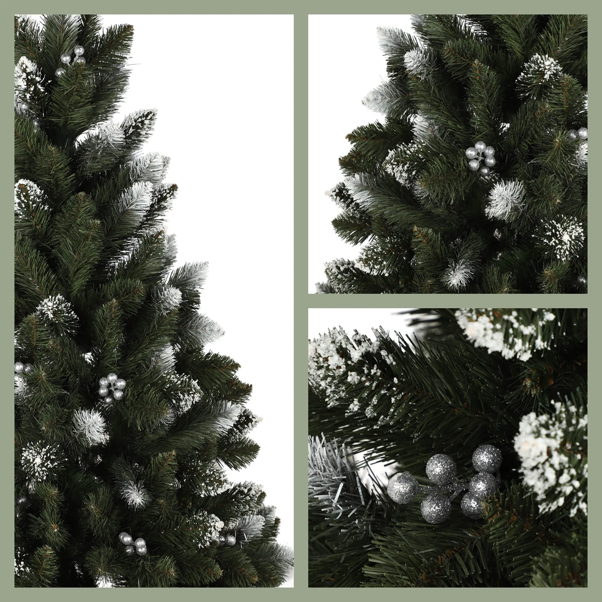 Dirbtinė Kalėdų eglutė, deimantinė pušis, Mantua, 180 cm