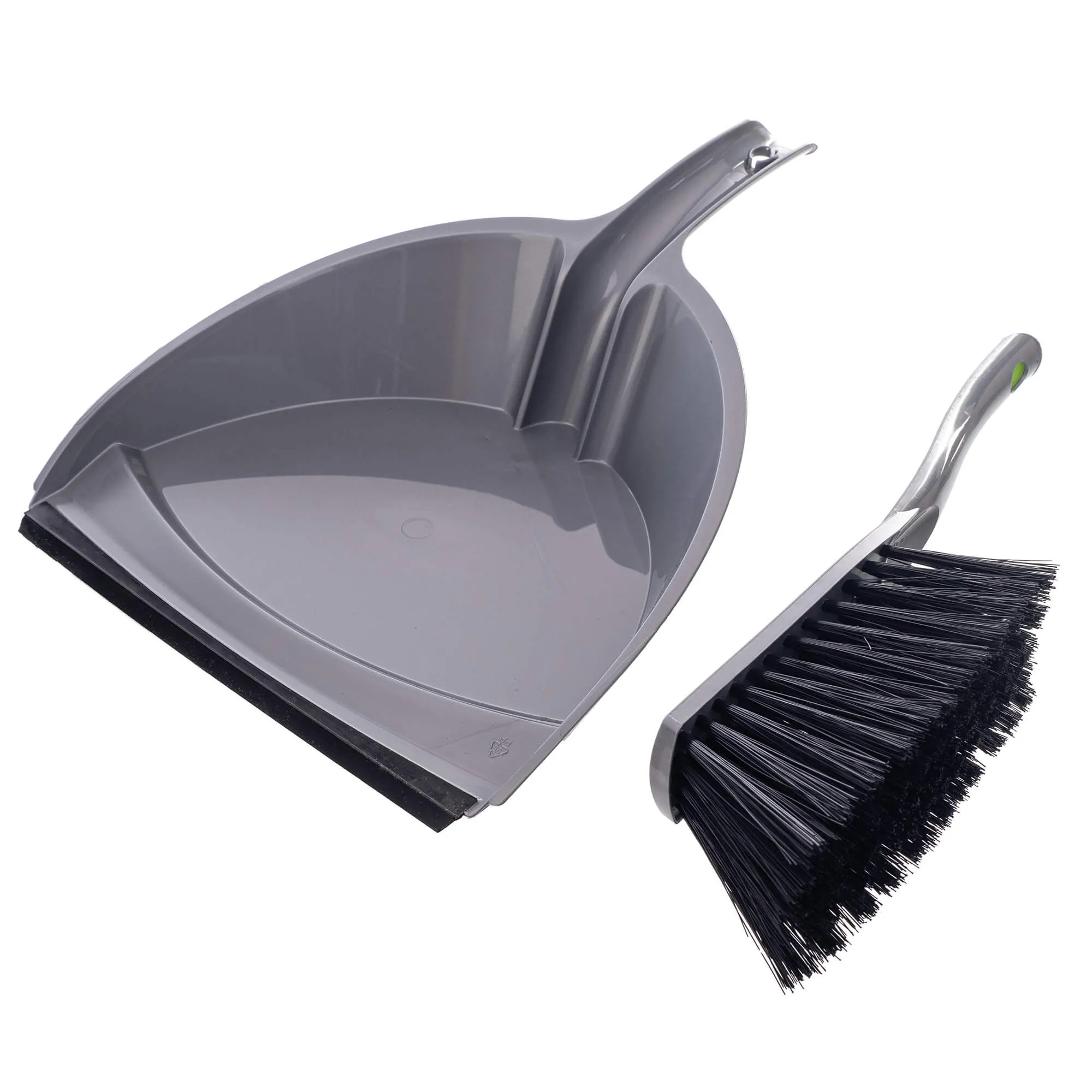 Amot 32 cm šluota ir semtuvėlis su žaliu kotu