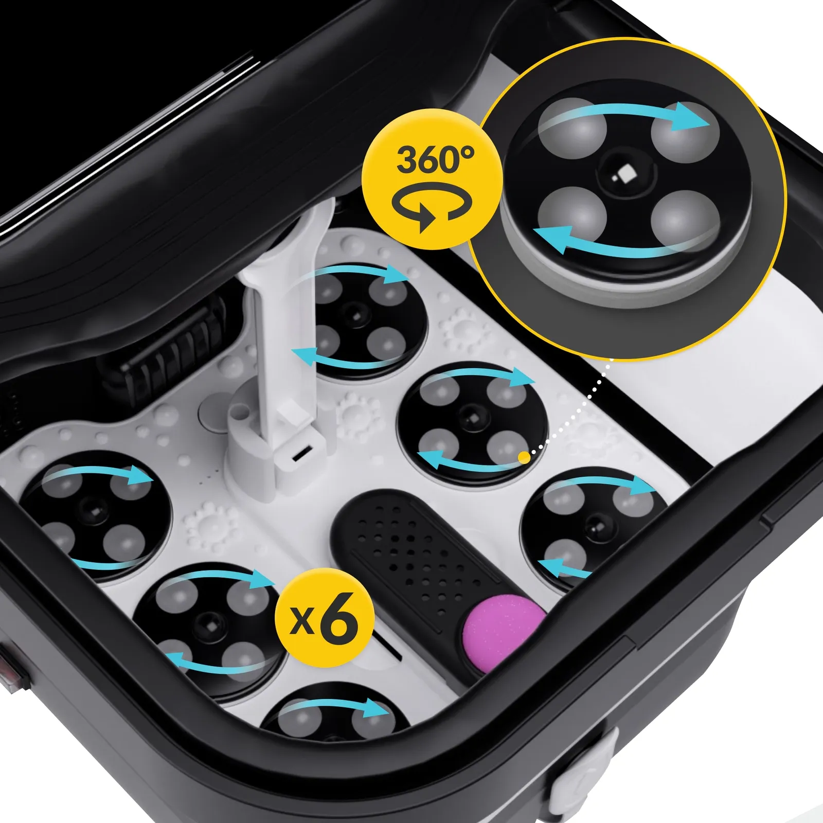 EVO+ vandens masažuoklis pėdoms ir kojoms