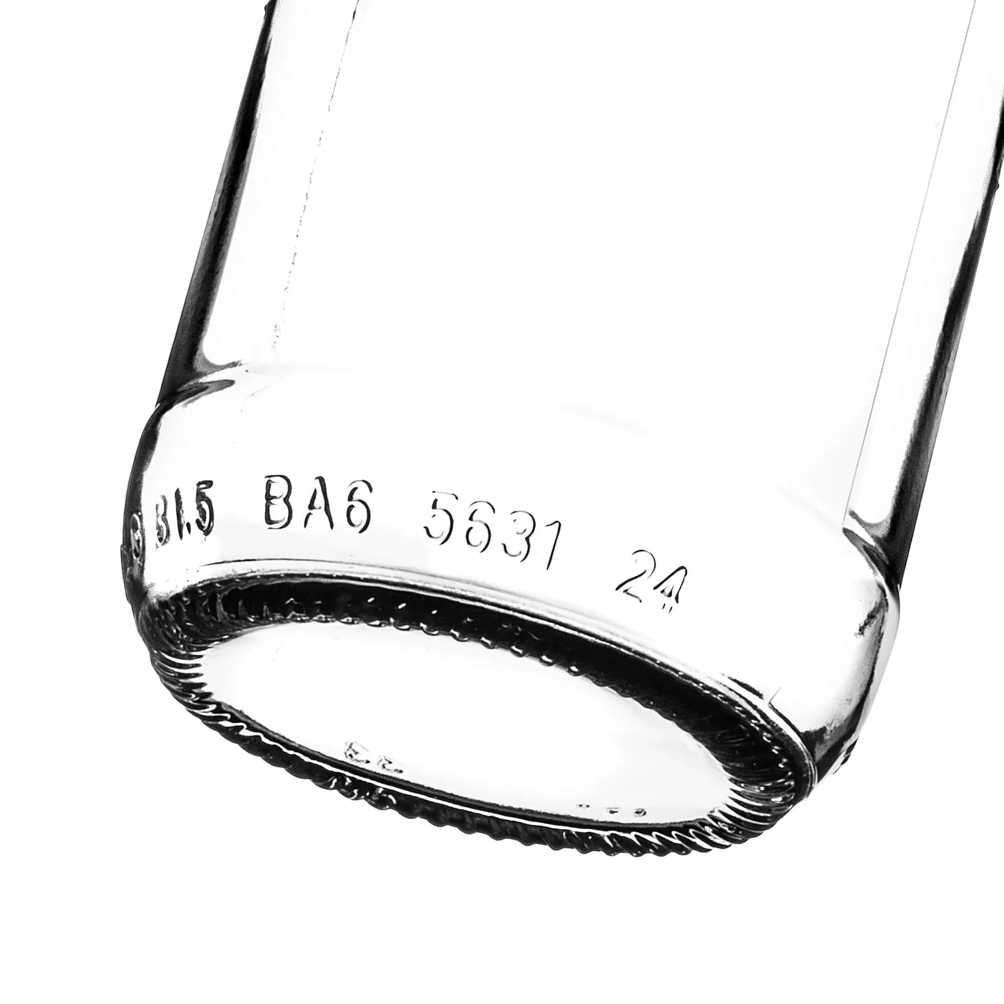 Potelle stikliniai sulčių buteliai 0,33 l su raudonu dangteliu, 10 vnt.