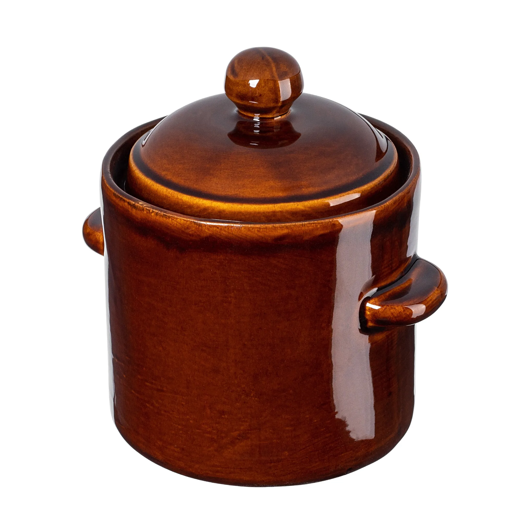 Athena 1,8 l sandarus keraminis puodas su dangčiu