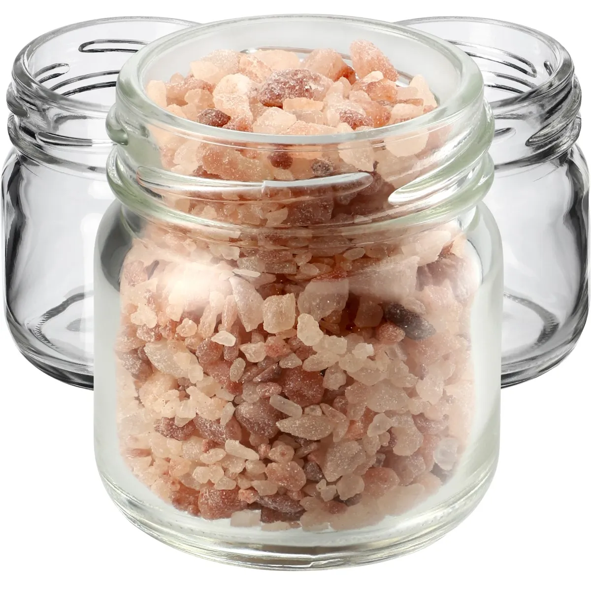 Halli konservavimo stiklainiai 40 ml 10 vnt. 43 mm be dangtelių
