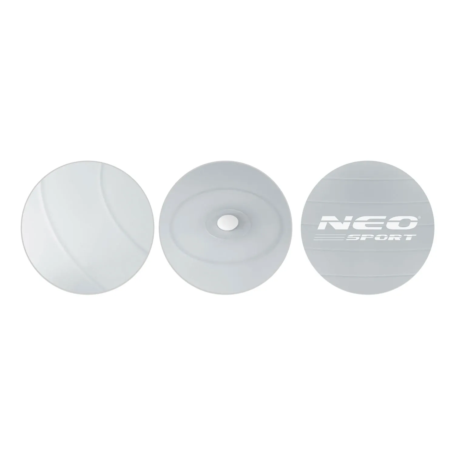 Mankštos kamuolys 65 cm NS-951 sidabrinis - nuotrauka 1
