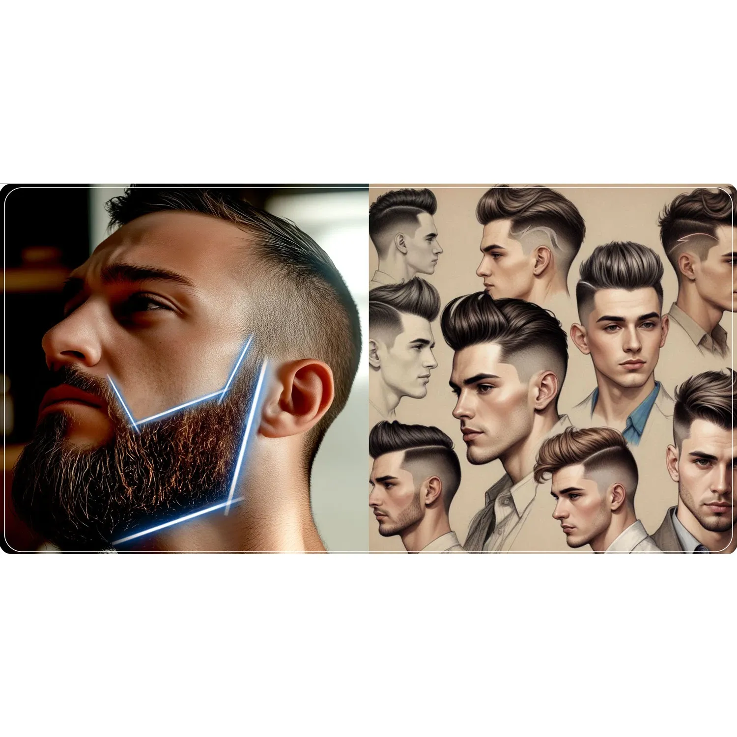 Berdsen BD-261 Gold Barber plaukų kirpimo mašinėlė - nuotrauka 1