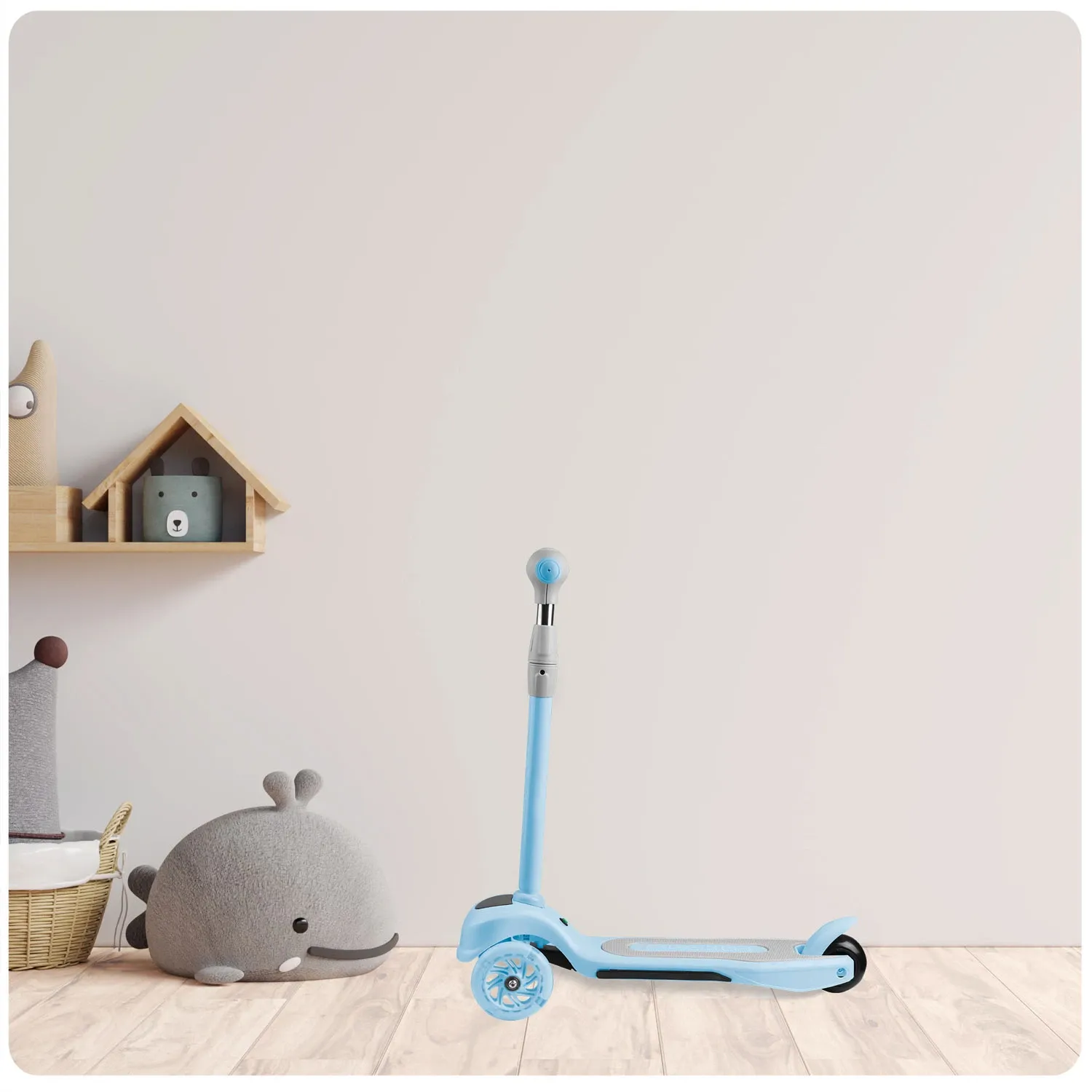 „Ricokids Piko“ triratis paspirtukas – mėlynas - nuotrauka 1