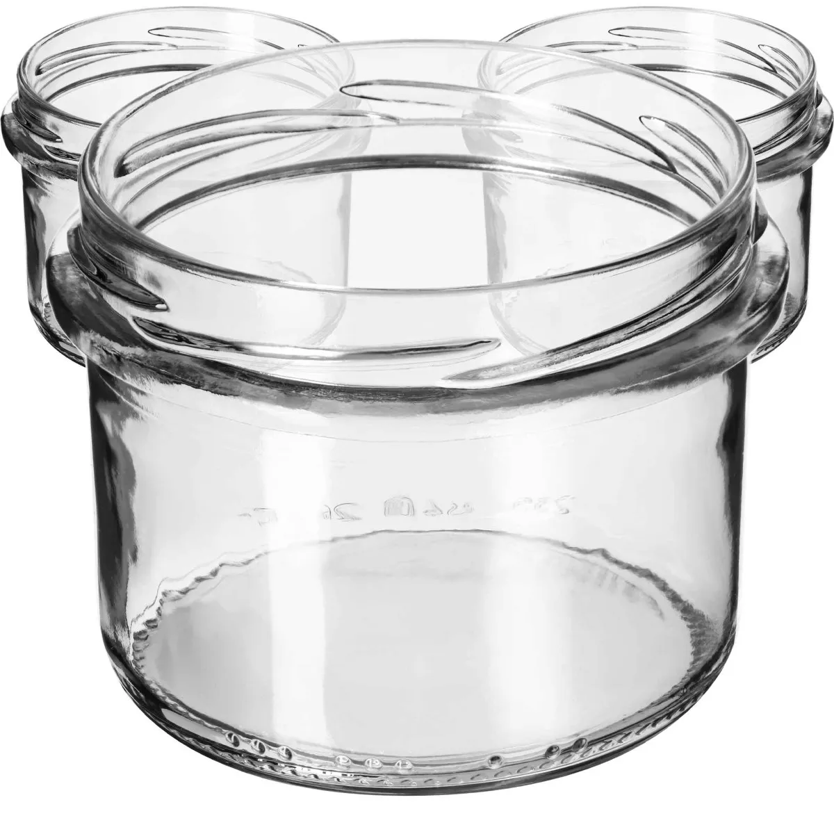 Tartu konservavimo stiklainiai 235 ml 10 vnt. 82 mm be dangtelių