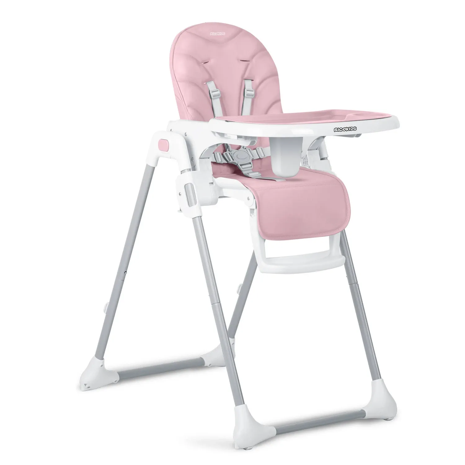 Ricokids Tulo rožinė maitinimo kėdutė - nuotrauka 1
