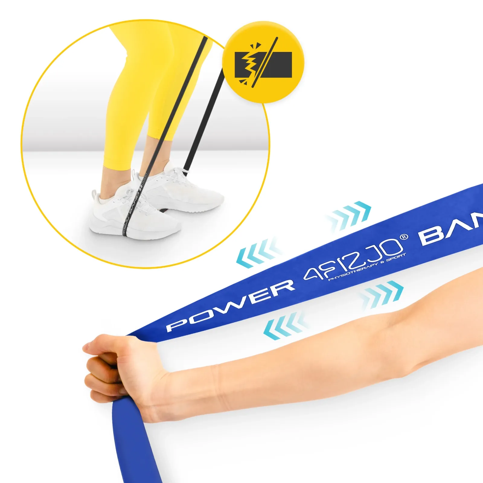 6 POWER BAND pasipriešinimo juostų rinkinys