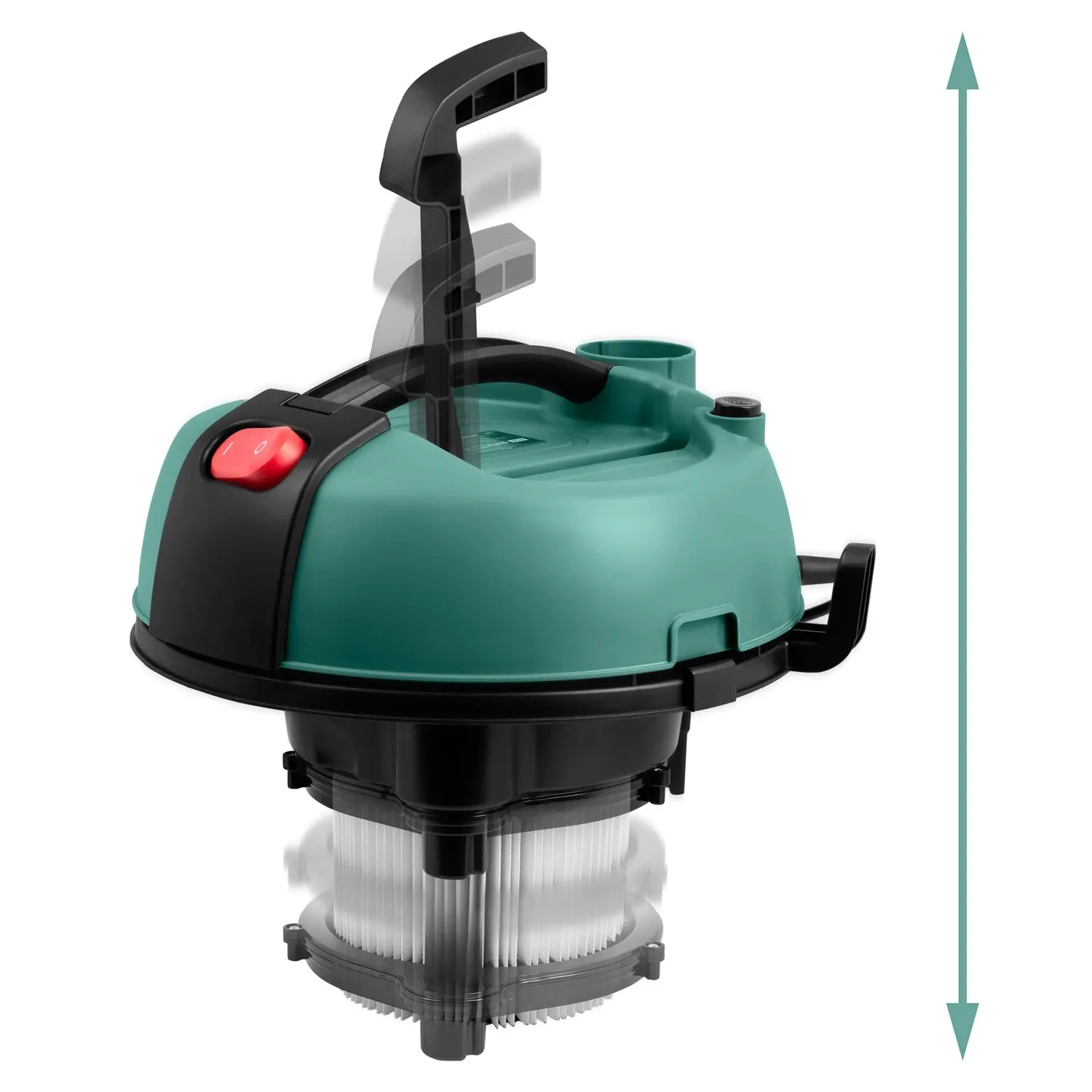 Pramoninis dulkių siurblys 20L 1200W HM-400 - nuotrauka 1
