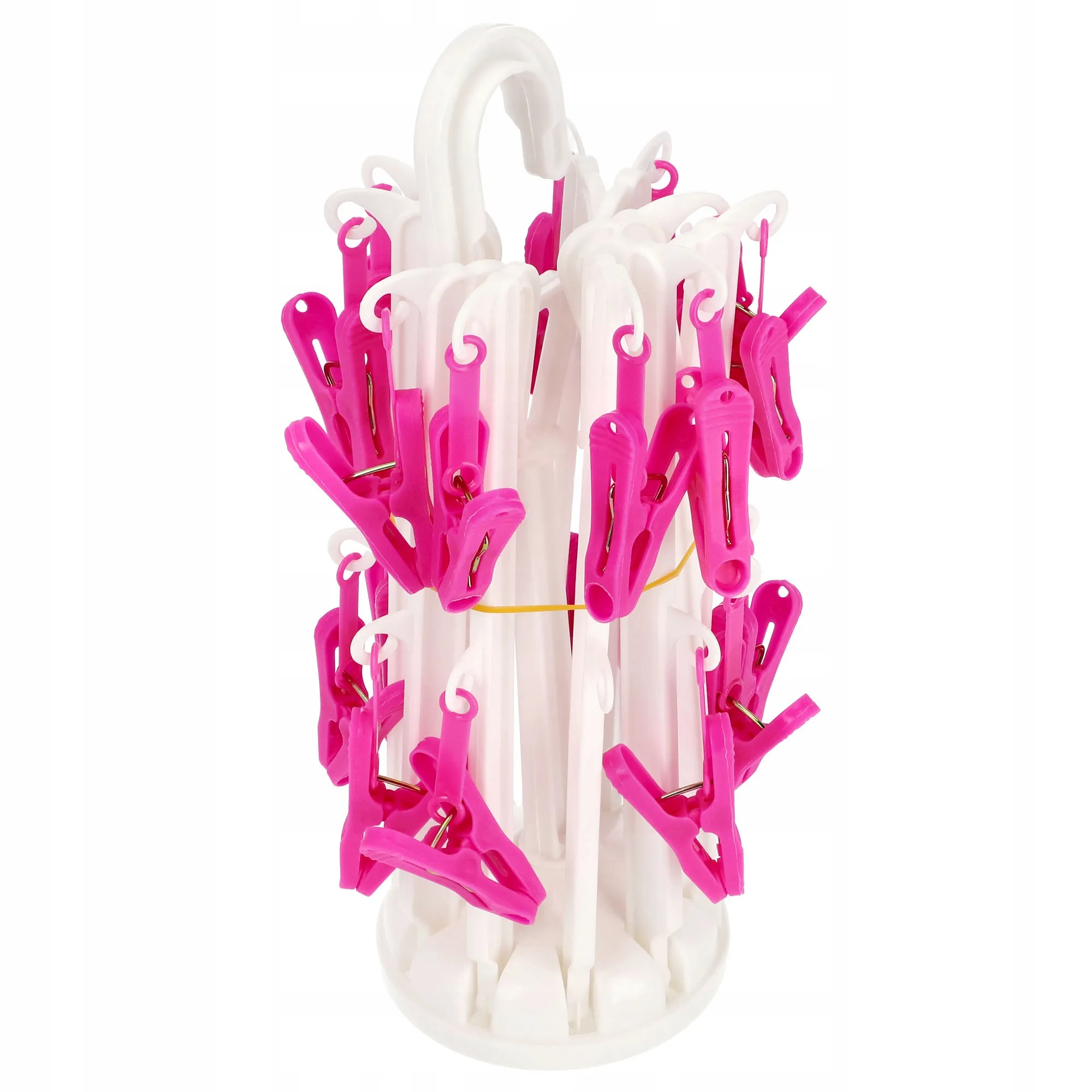 Ravi drabužių pakaba su kabliukais, mišrių spalvų