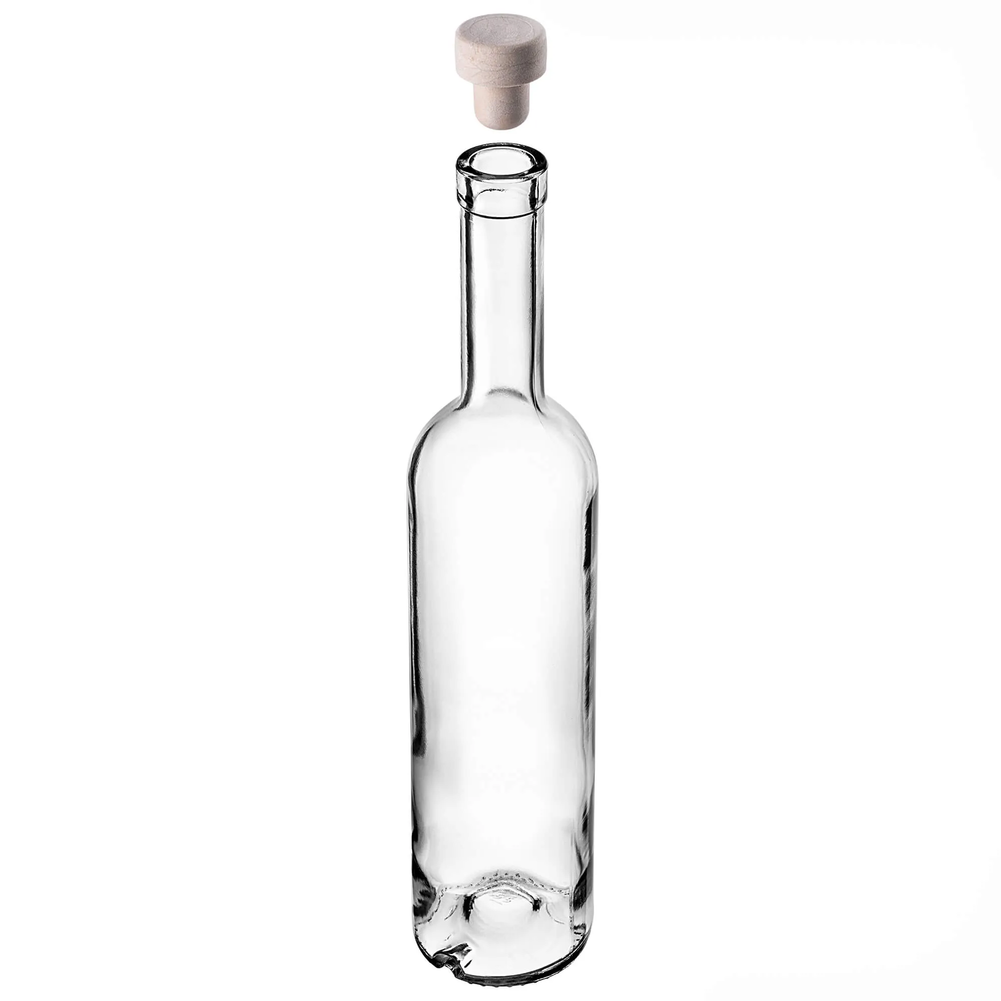 Futura buteliukai 500 ml su sintetiniu kamščiu, 10 vnt.