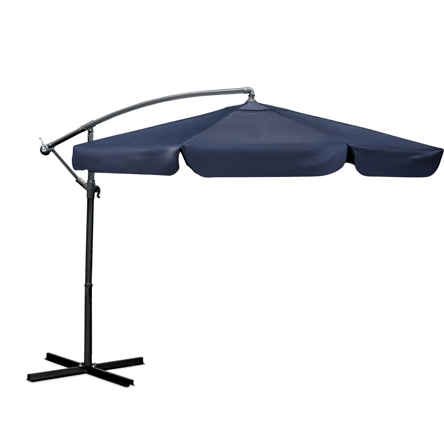 Sulankstomas sodo skėtis, 6 dalių, 350 cm, su uždanga, „Plonos PL-880“ - nuotrauka 1