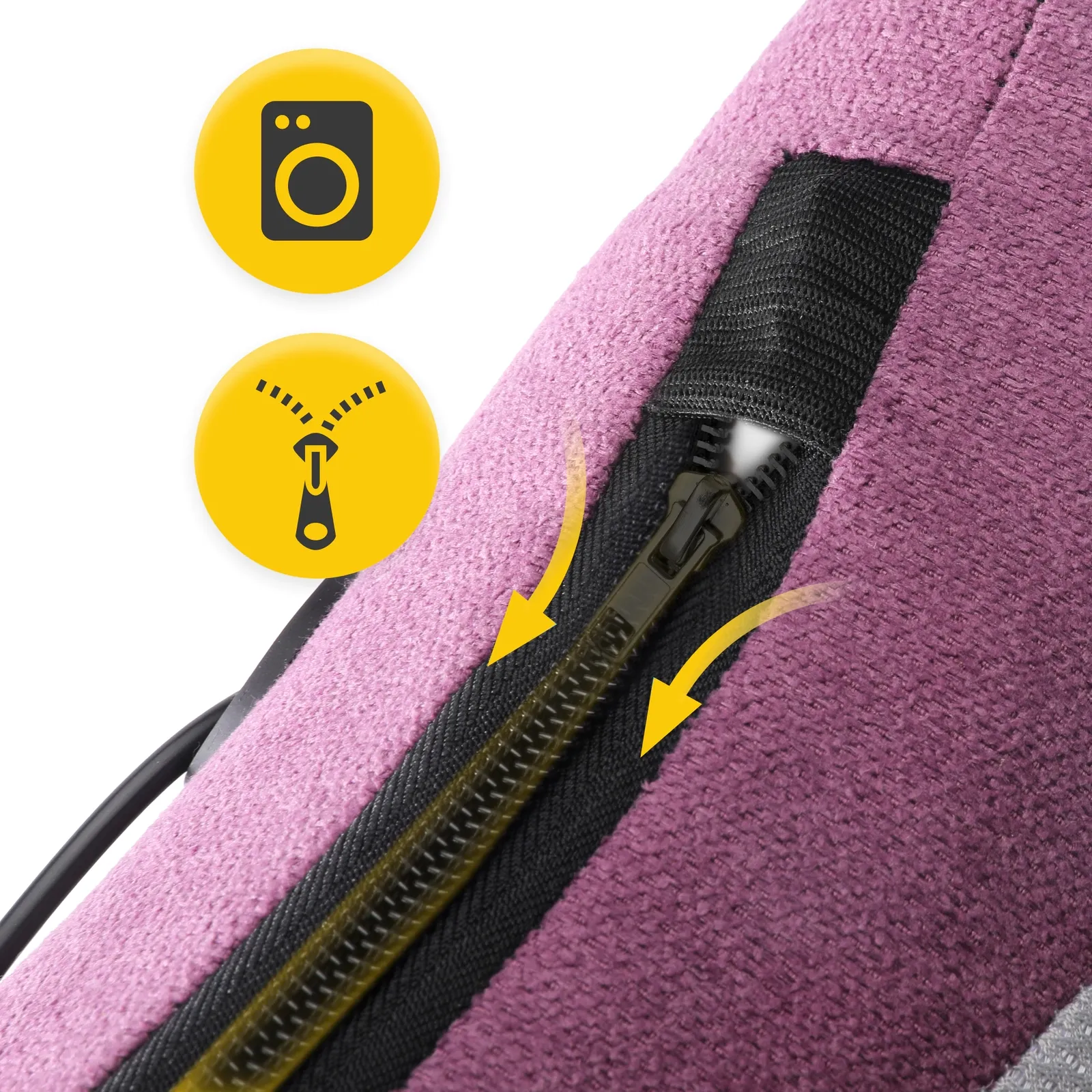 LITE šildoma masažinė pagalvėlė rožinė