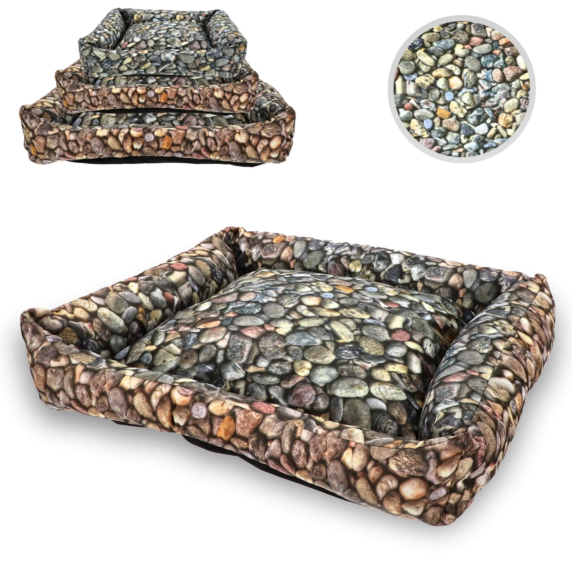 Augintinio guolis 80 x 70 cm, akmenukai