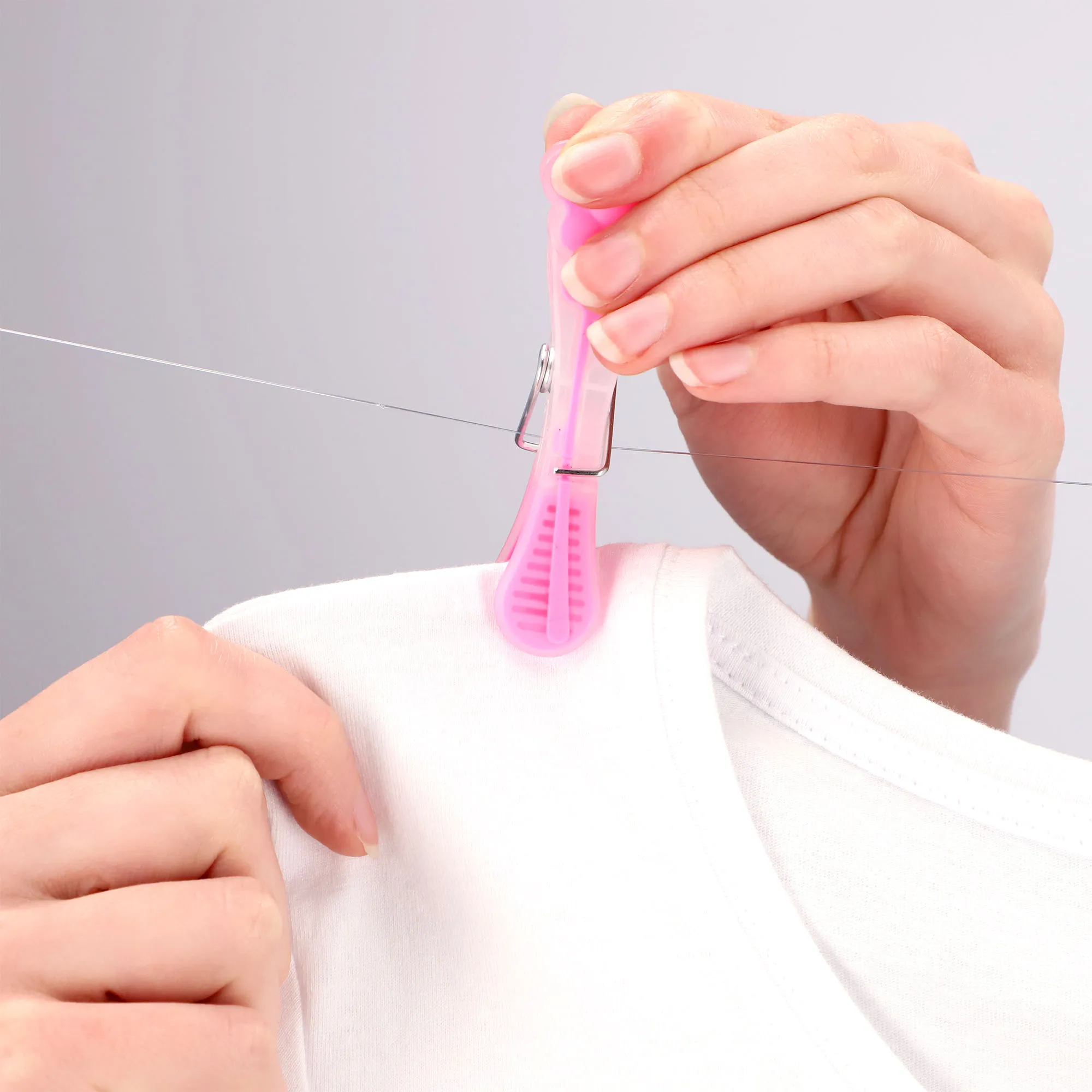 „Ravi Exclusive“ plastikiniai skalbinių segtukai, 4 spalvos, 10 vnt.