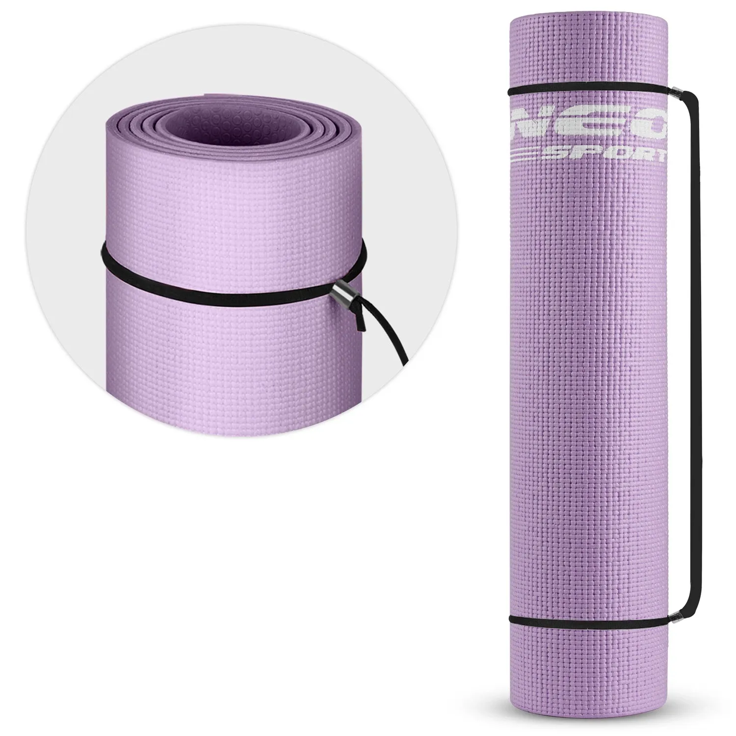 Mankštos kilimėlis 173 x 61 cm Neo-Sport - 192102 violetinis - nuotrauka 1