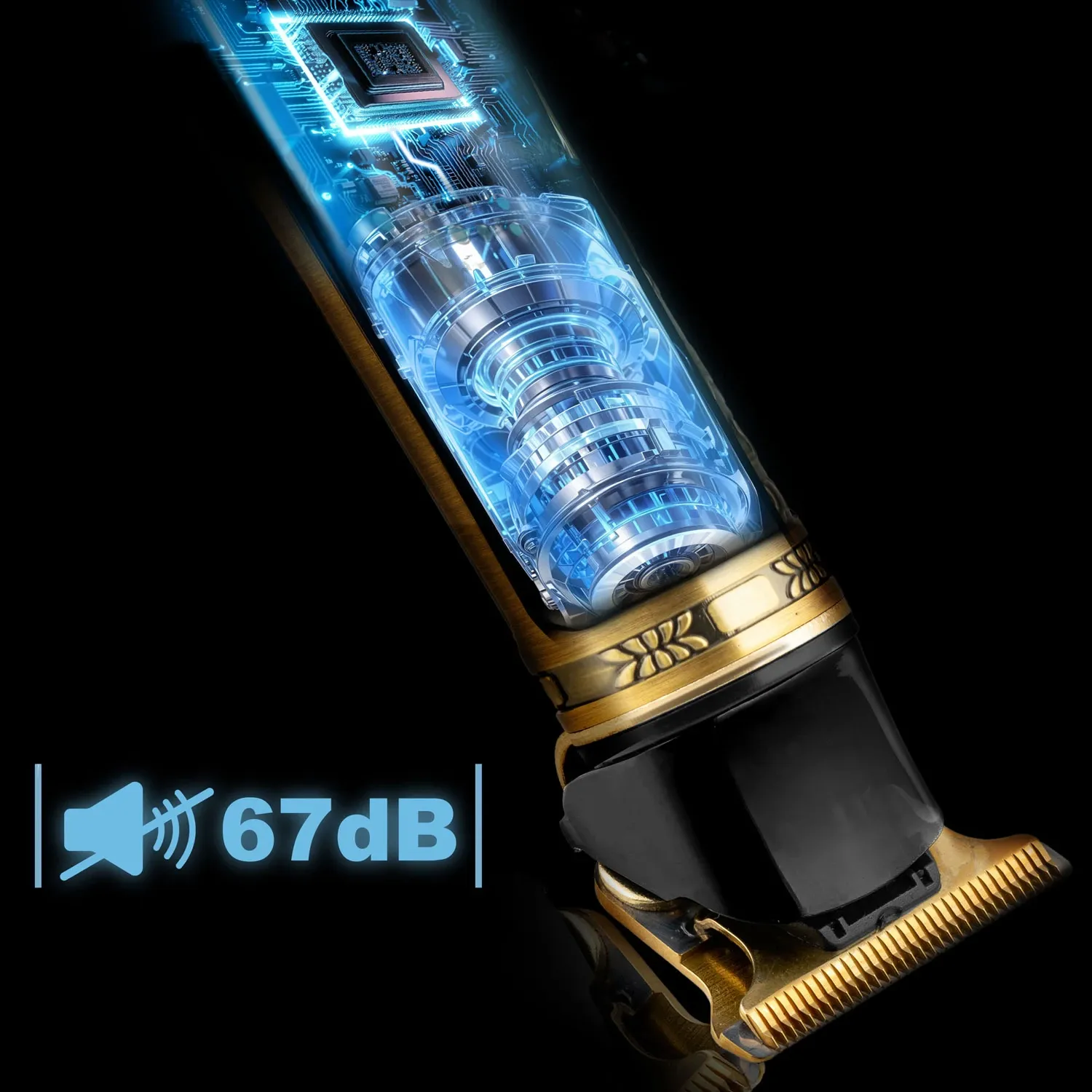 Berdsen BD-261 Gold Barber plaukų kirpimo mašinėlė - nuotrauka 1