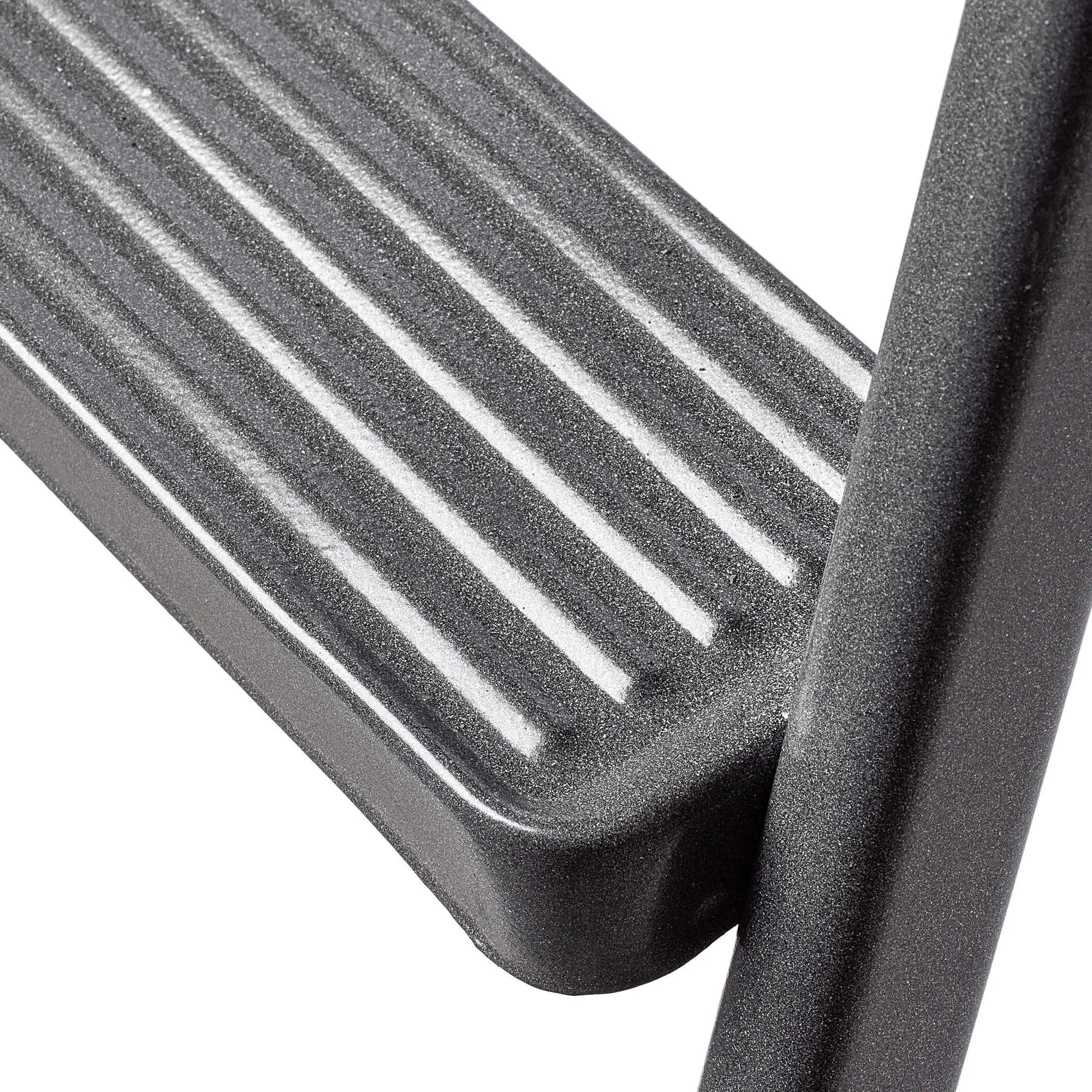 Plieninės kopėčios su platforma Ceriana 3 pakopų 125 kg