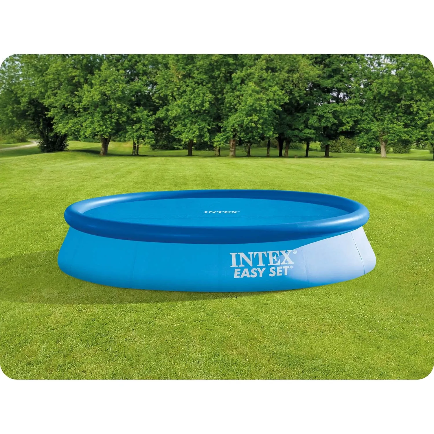 Saulės baterijų uždanga 366 cm baseinui INTEX 28012 - nuotrauka 1