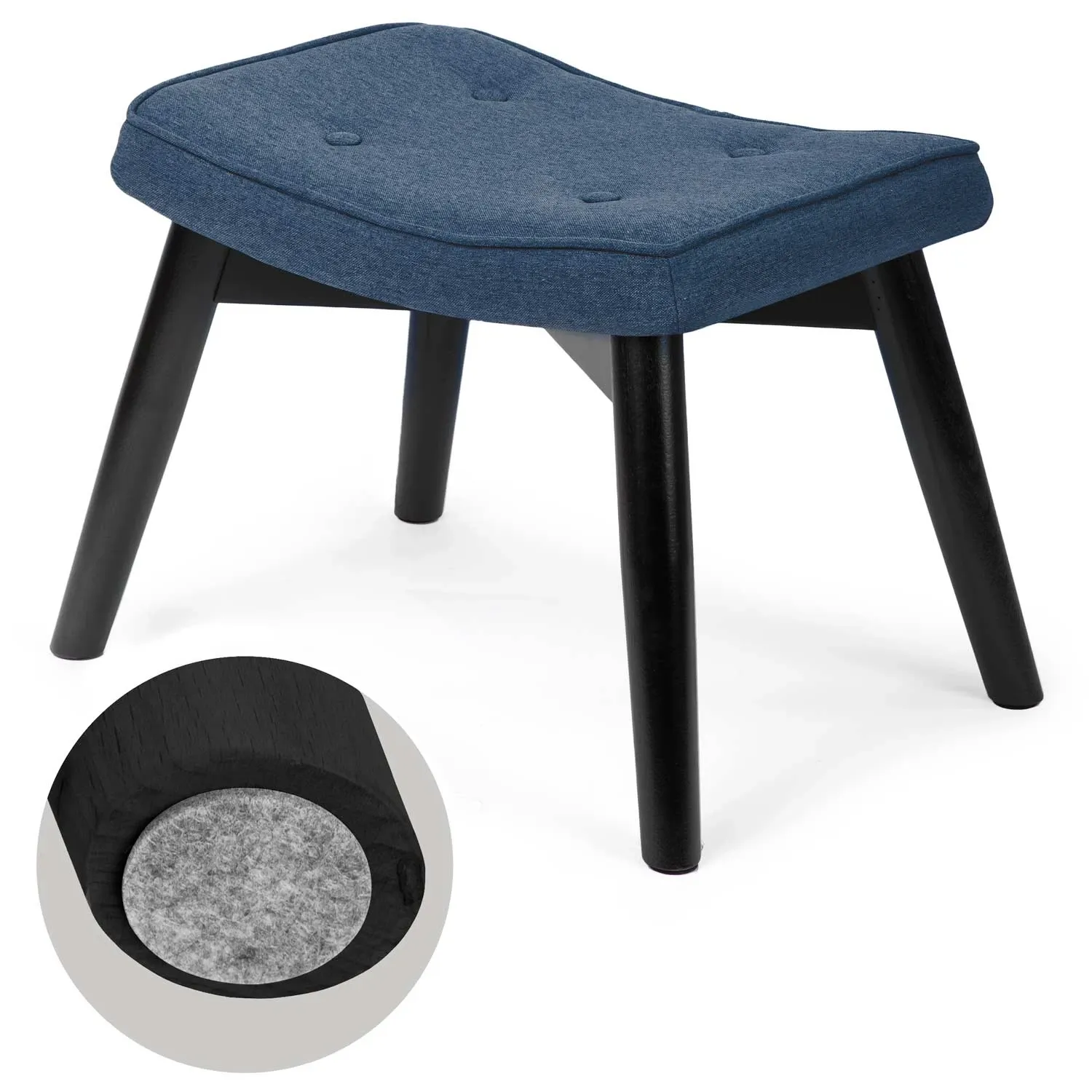 Kojų pakojis „Norse Sofa“ foteliui, tamsiai mėlynas - nuotrauka 1