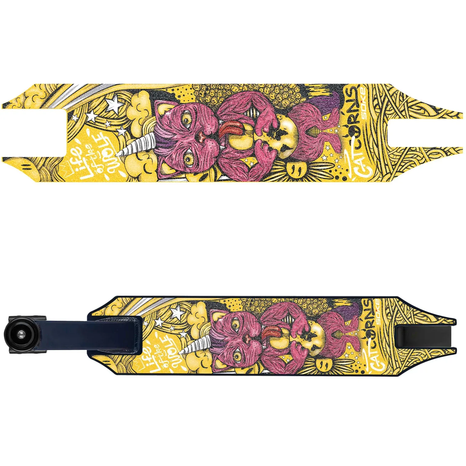 Gripą fiksuojanti švitrinė juosta paspirtukams - Cat Corns - nuotrauka 1