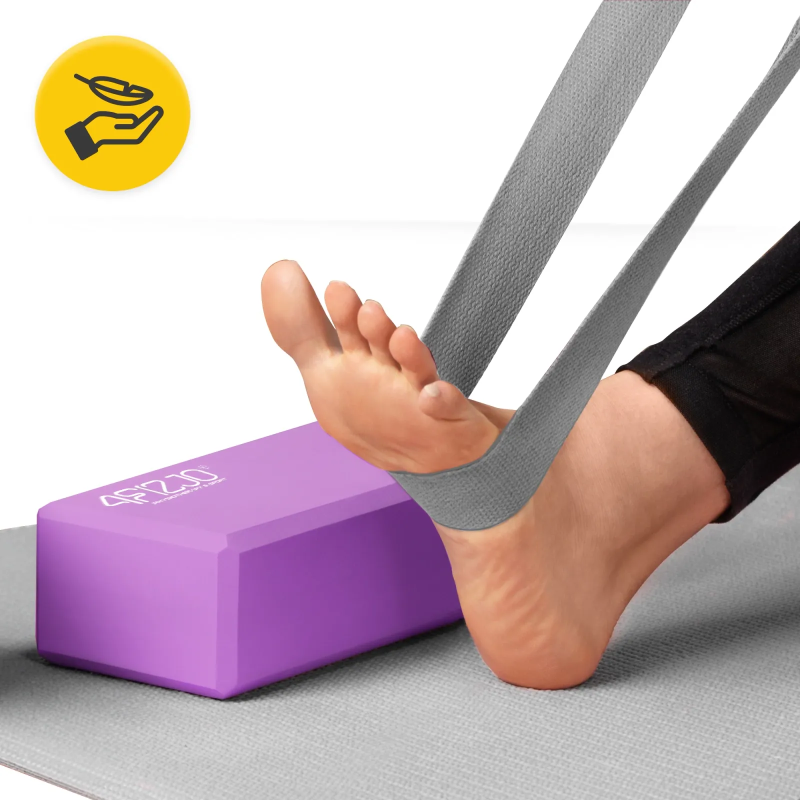 Pilkas jogos dirželis