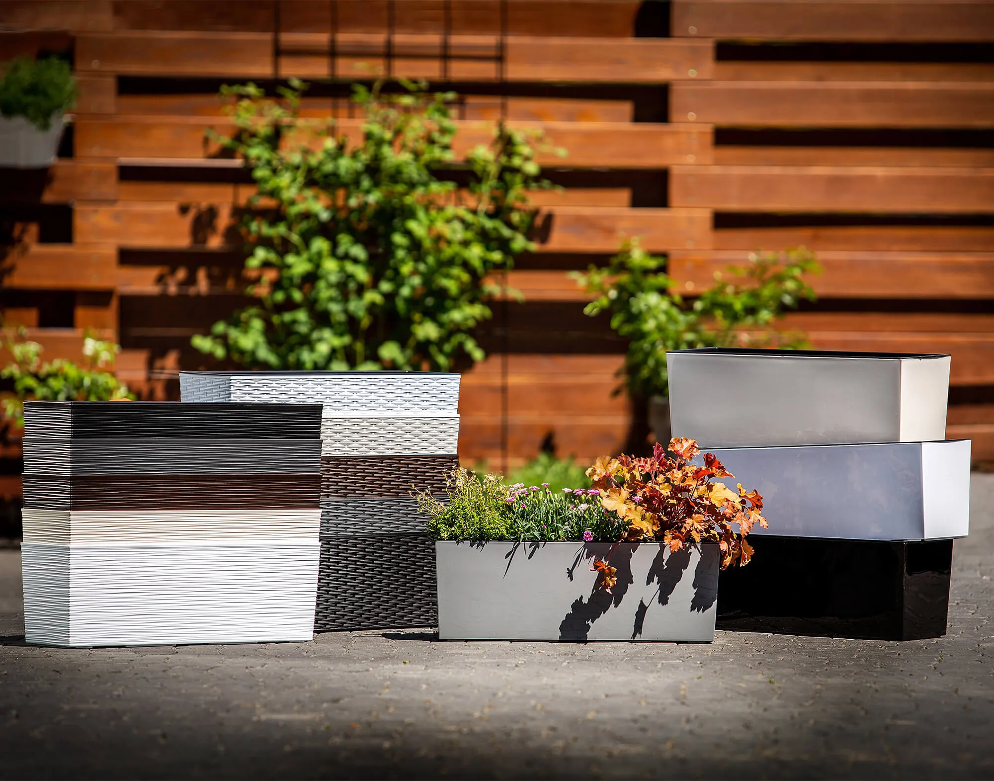 Fontana balkono dėžė su rankena