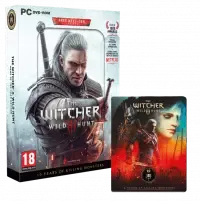 Wiedźmin 3 Dziki Gon - Edycja Gry Roku + Jubileuszowy Steelbook PL (PC) - „The Witcher 3: Wild Hunt“ 10-mečio jubiliejaus leidimas apima visą žaidimo versiją „C